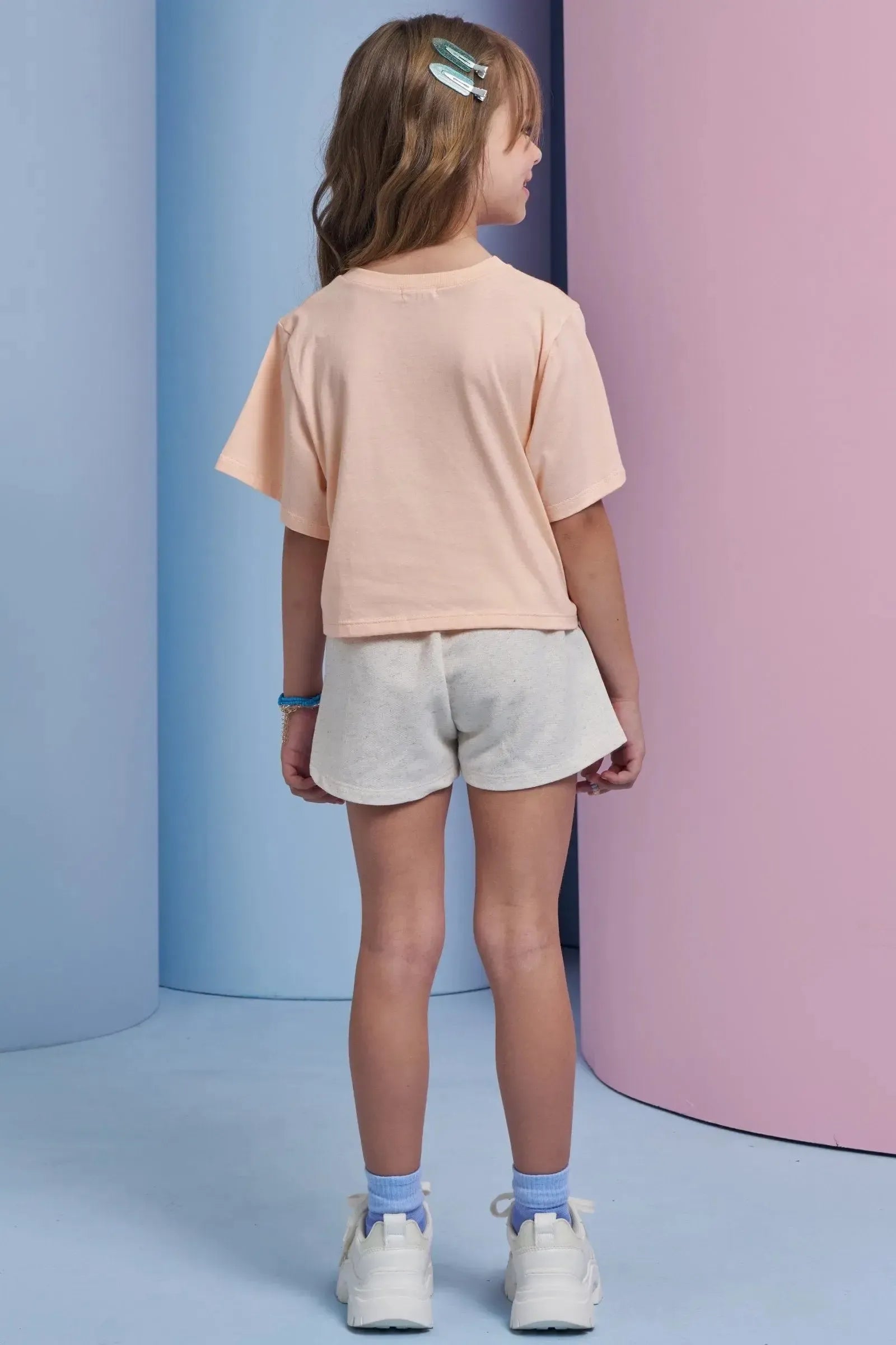 Blusa em Meia Malha 94377 Infanti Infantil Menina