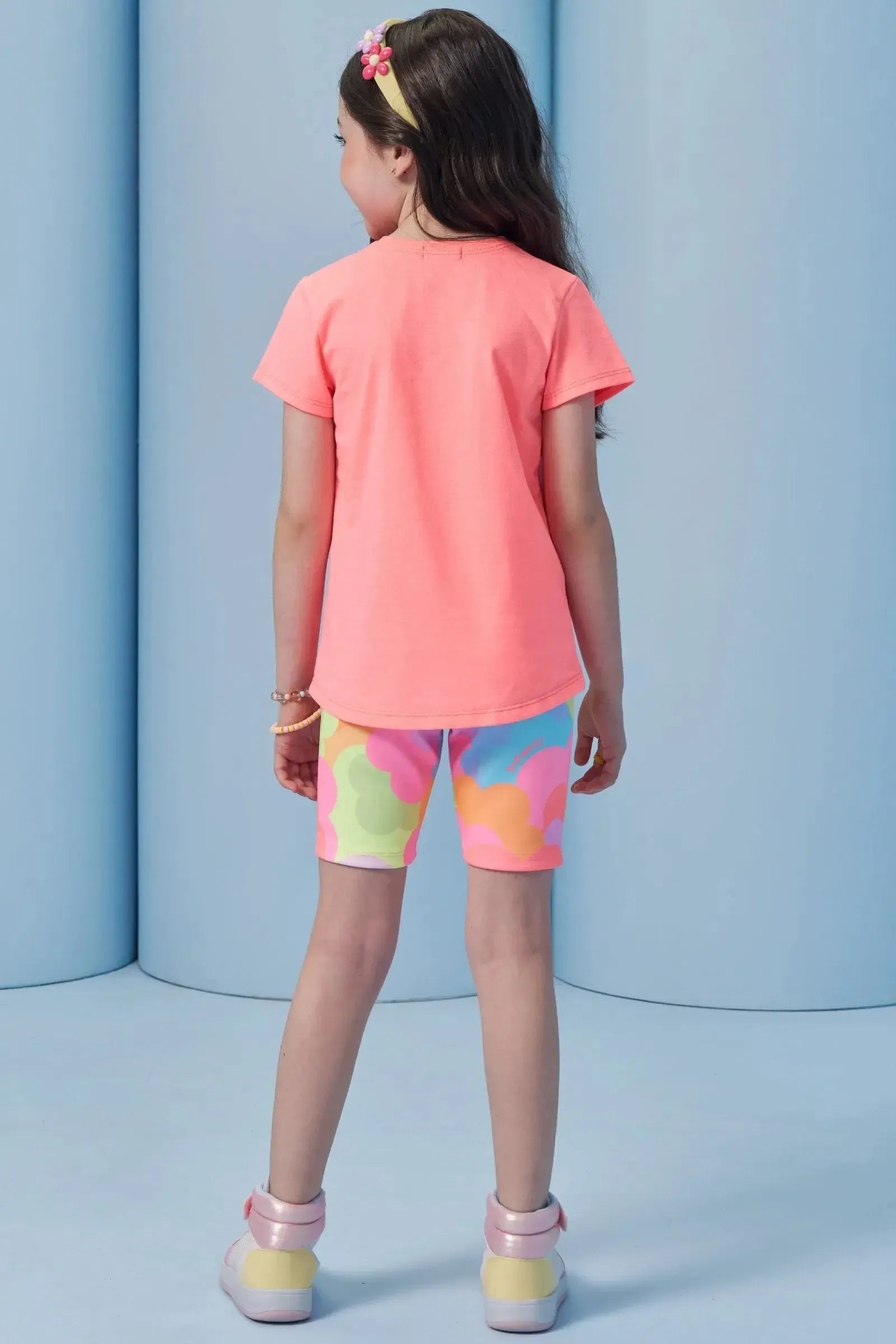 Blusa Alongada em Meia Malha 94917 Infanti Infantil Menina