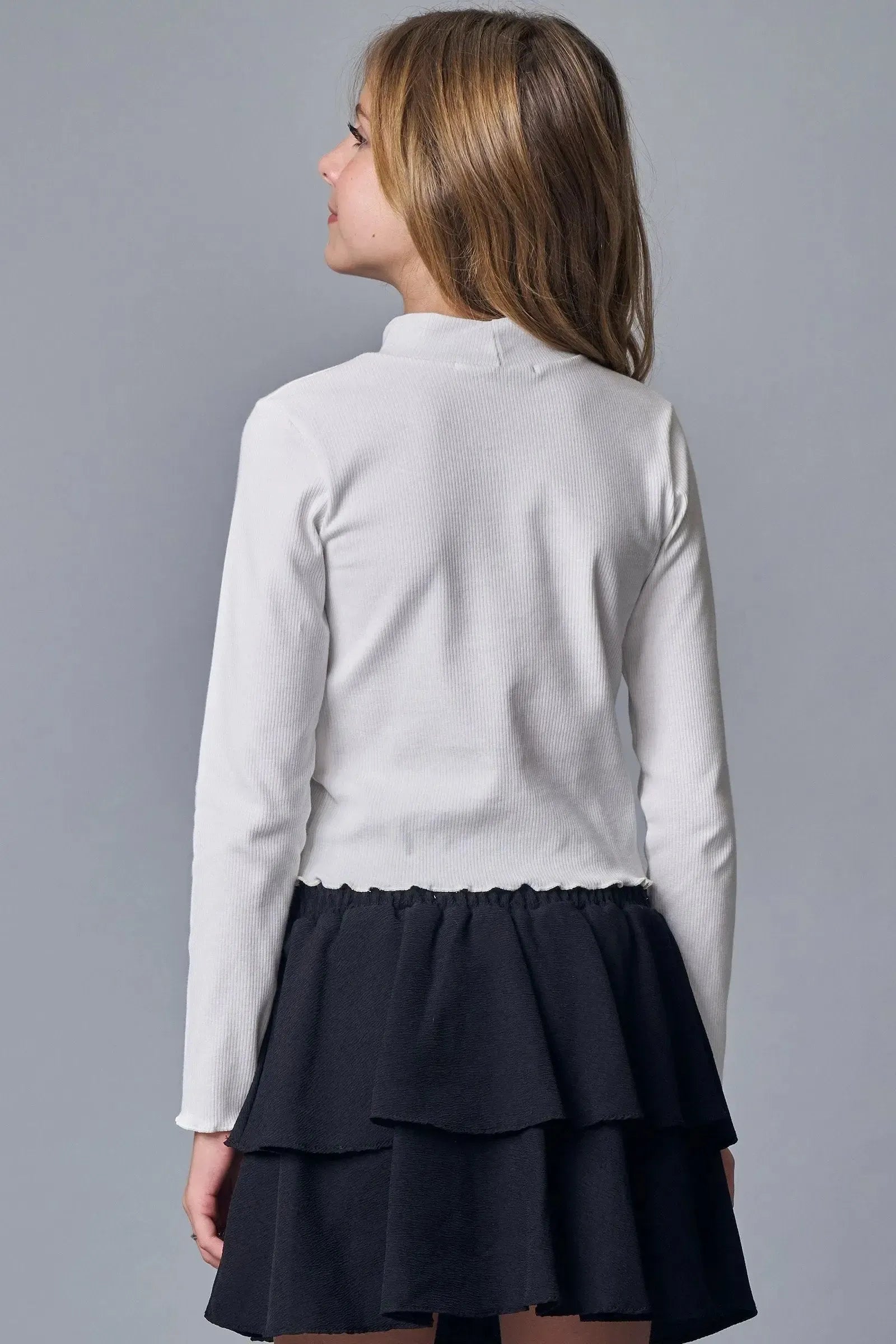 Blusa Boxy em Canelado Liz 89144 Lilimoon Teen Menina