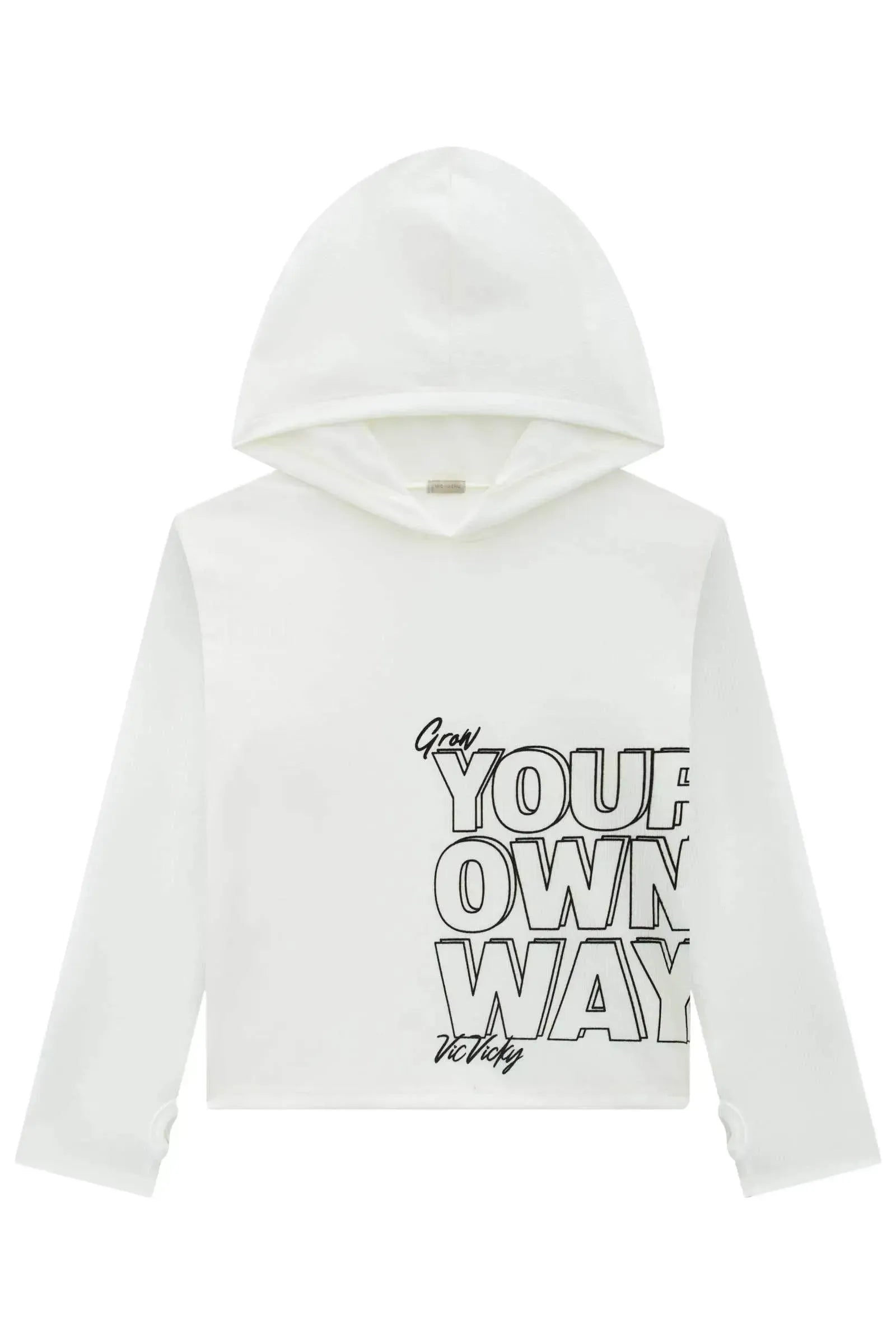 Blusa Boxy em Canelado Liz 90608 Vic&Vicky Teen Menina