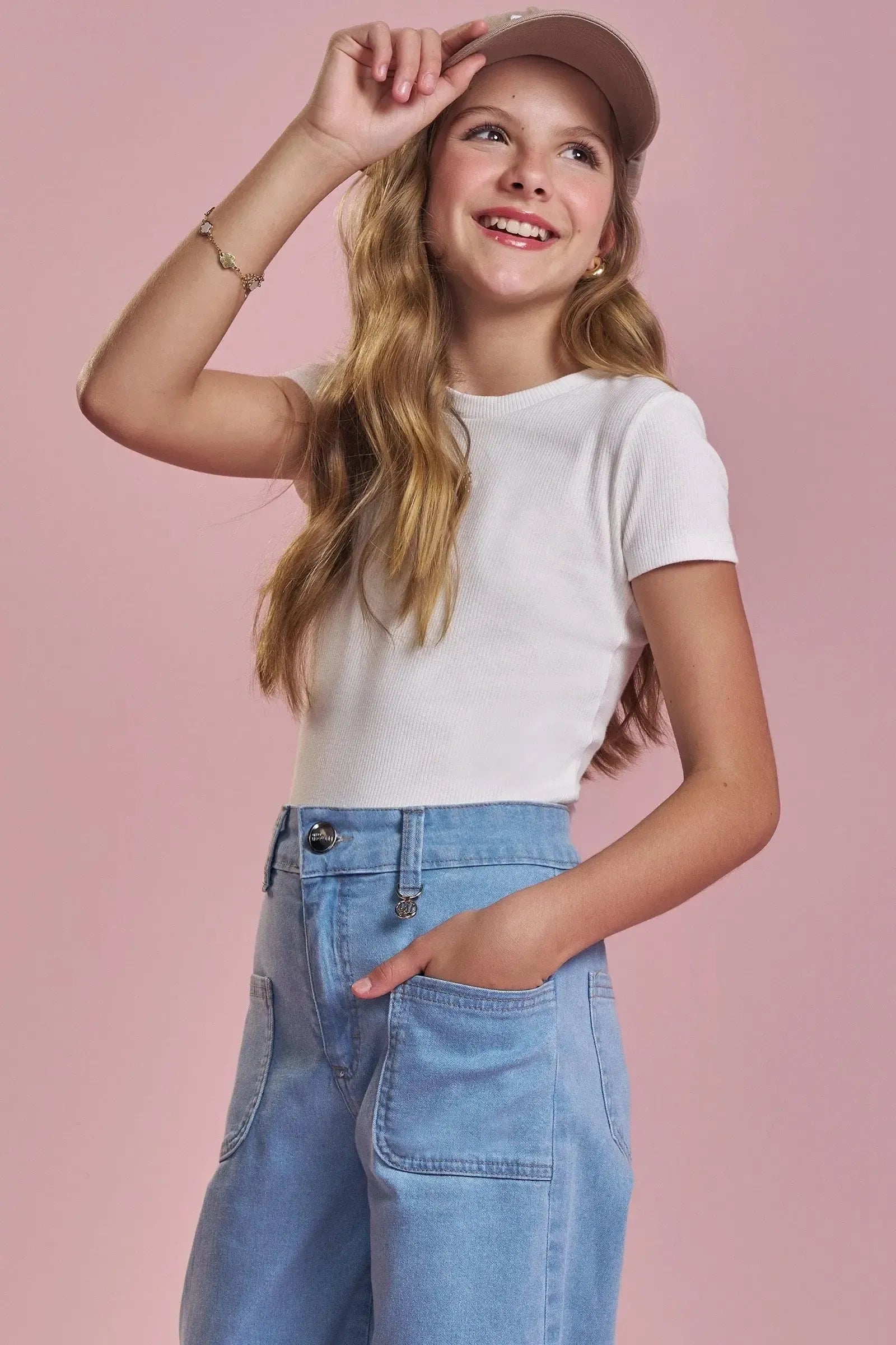 Blusa Boxy em Canelado Liz 93275 Lilimoon Teen Menina