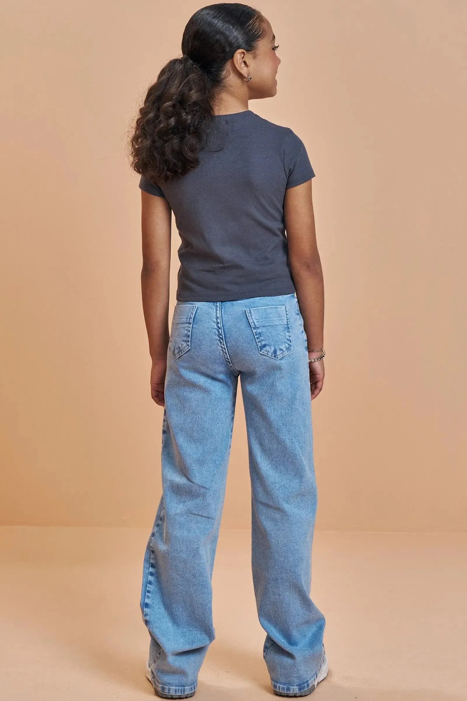 Blusa Boxy em Canelado Liz 93463 Vic&Vicky Teen Menina