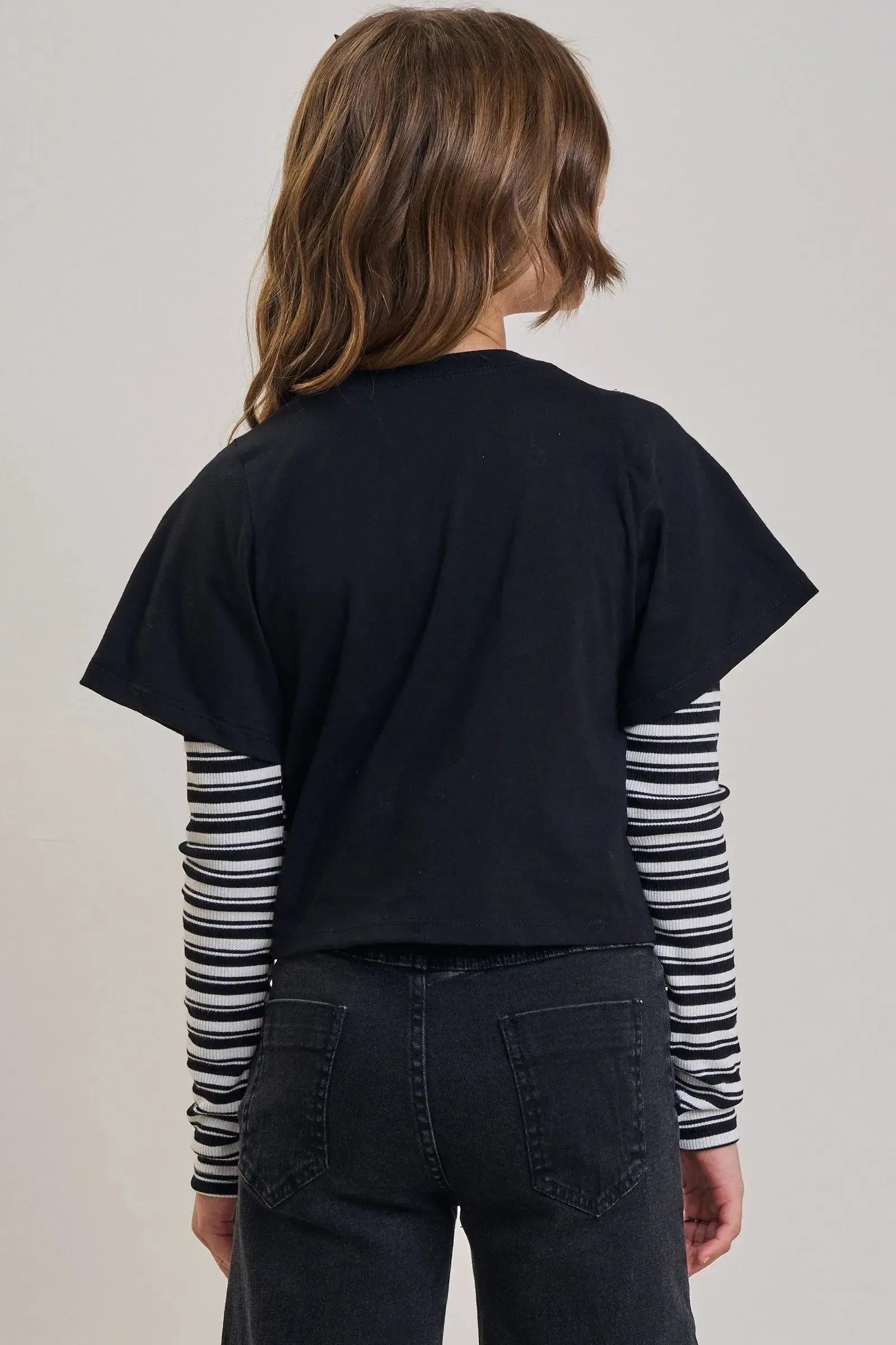 Blusa Boxy em Canelado Luna de Viscose 89183 Vic&Vicky Teen Menina