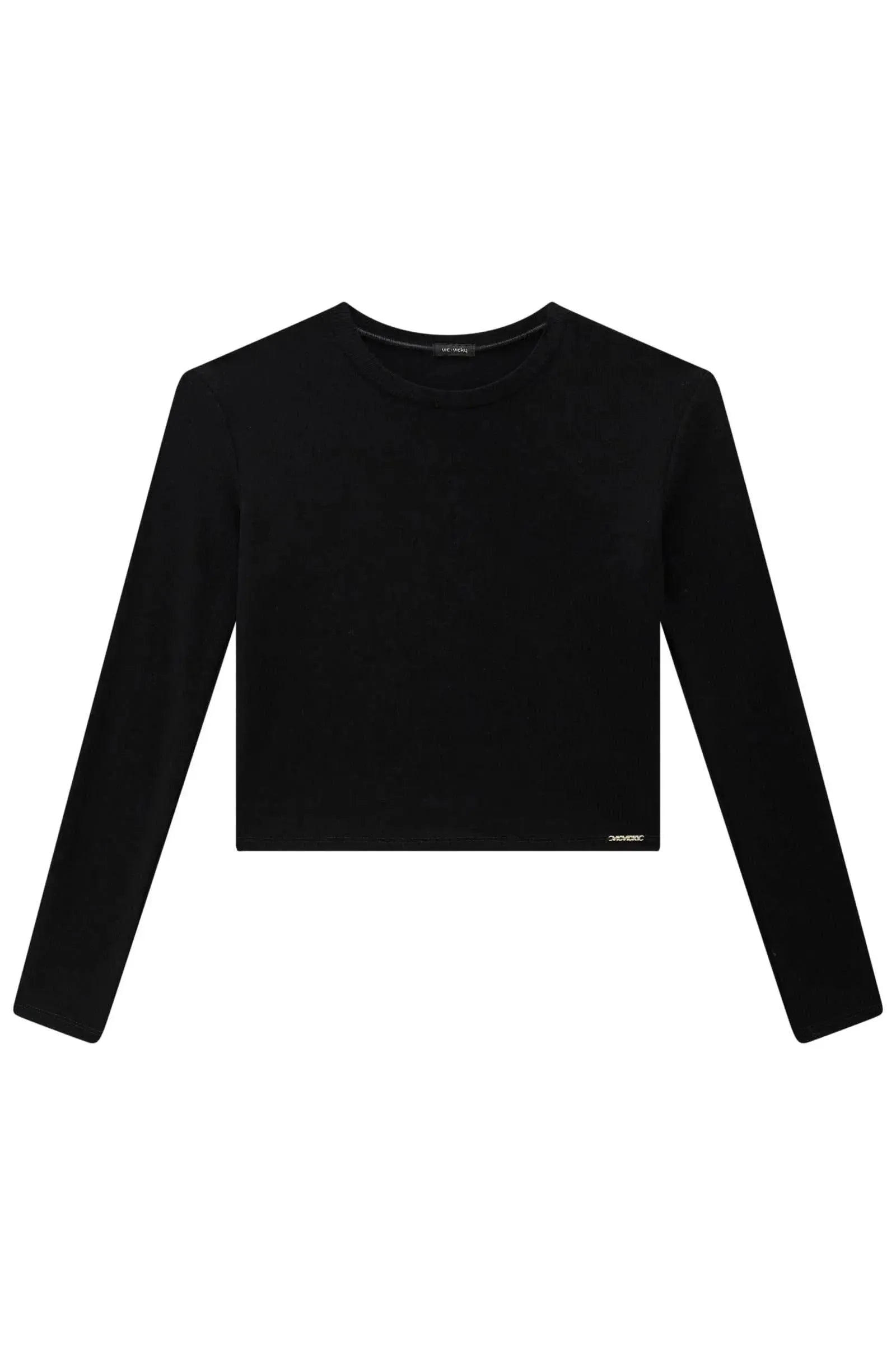 Blusa Boxy em Canelado Luna de Viscose 89183 Vic&Vicky Teen Menina