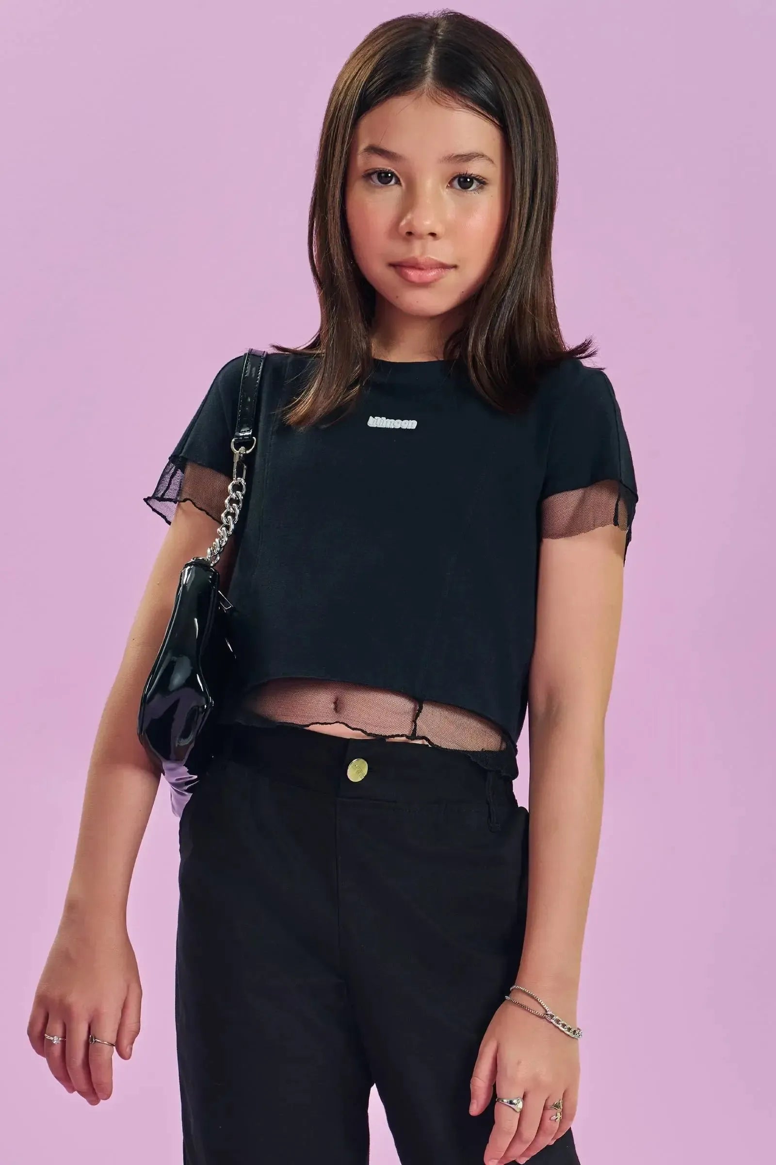Blusa Boxy em Cotton 82975 Lilimoon Teen Menina