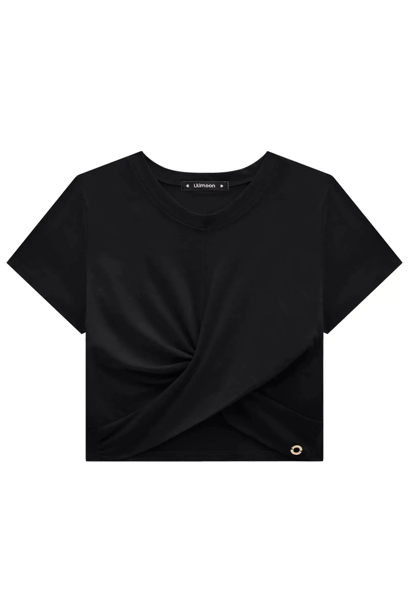Blusa Boxy em Meia Malha 82901 Lilimoon Teen Menina