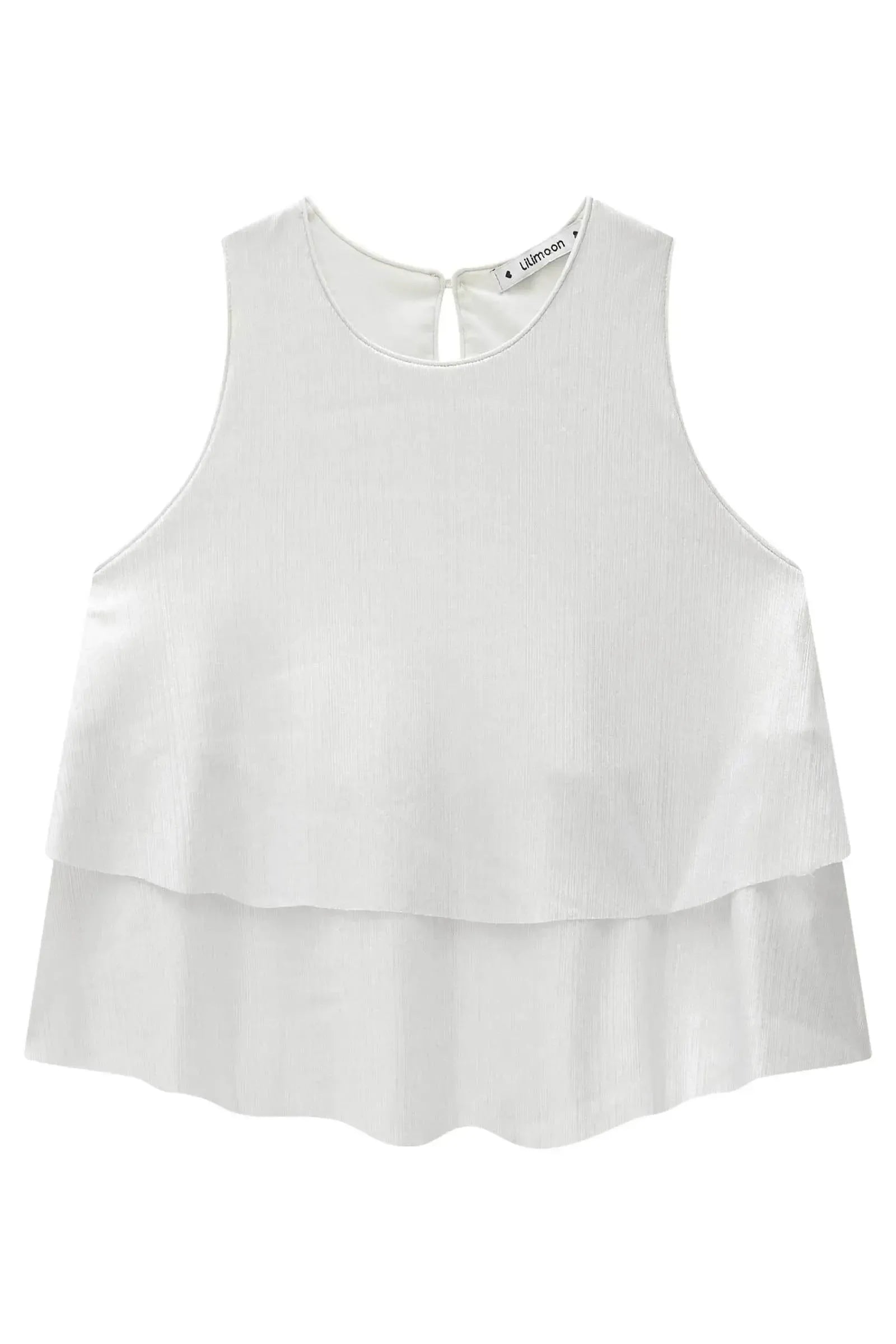 Blusa Boxy em Tecido Diamond Spander 83137 Lilimoon Teen Menina