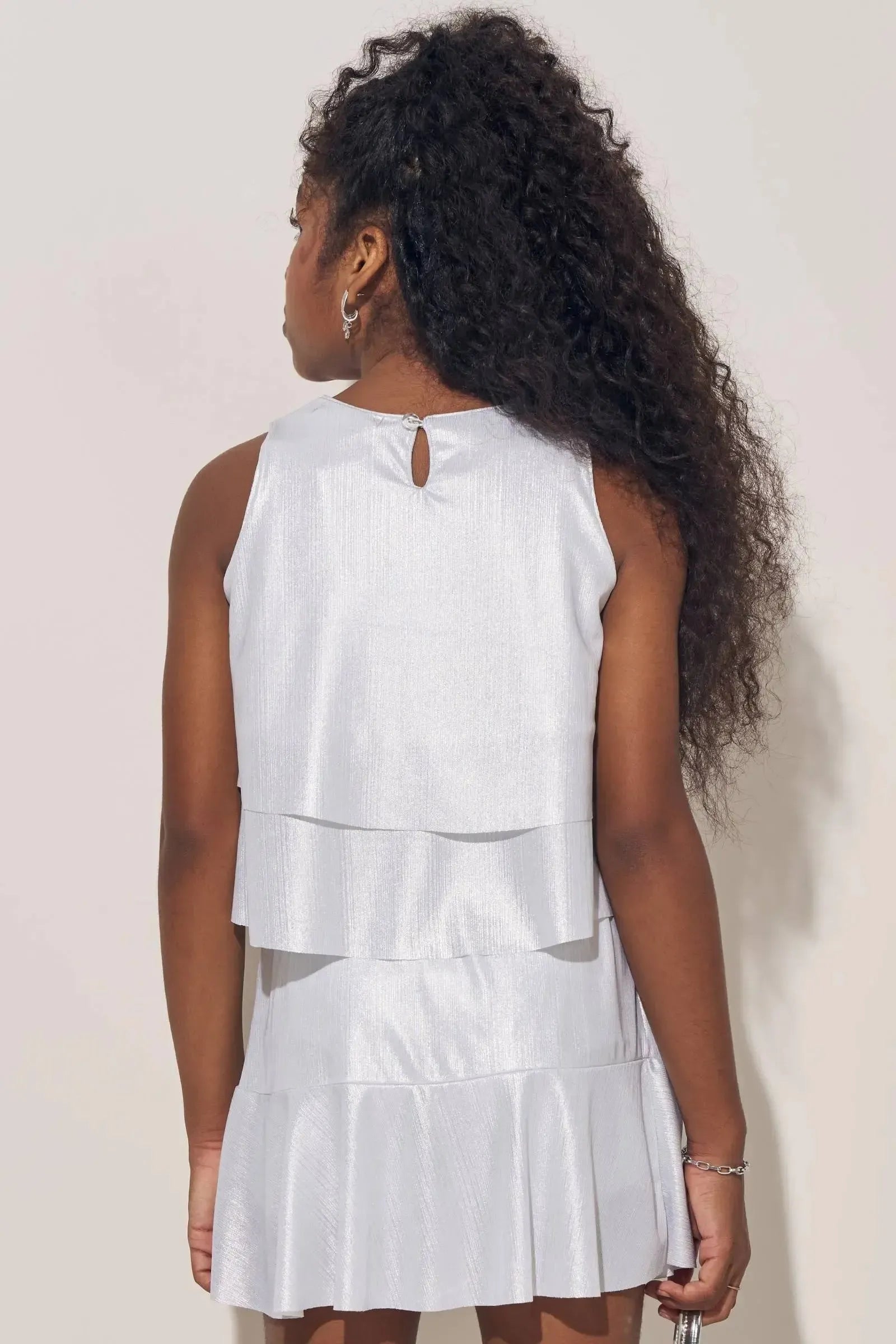 Blusa Boxy em Tecido Diamond Spander 83137 Lilimoon Teen Menina