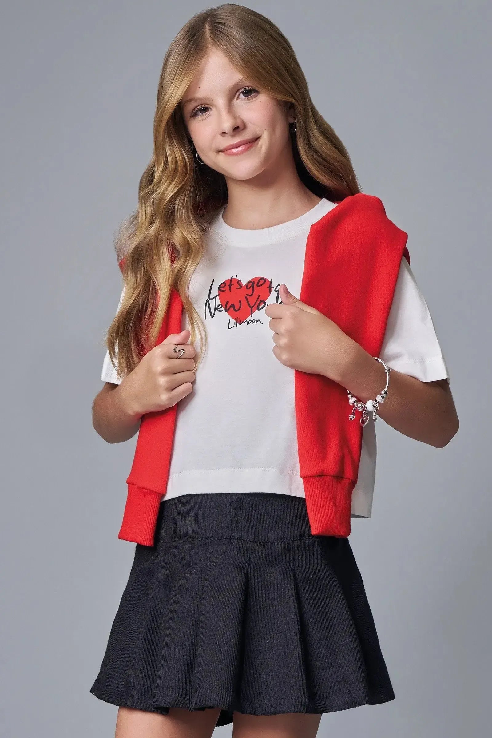 Blusa Boxy Over em Meia Malha 89064 Lilimoon Teen Menina