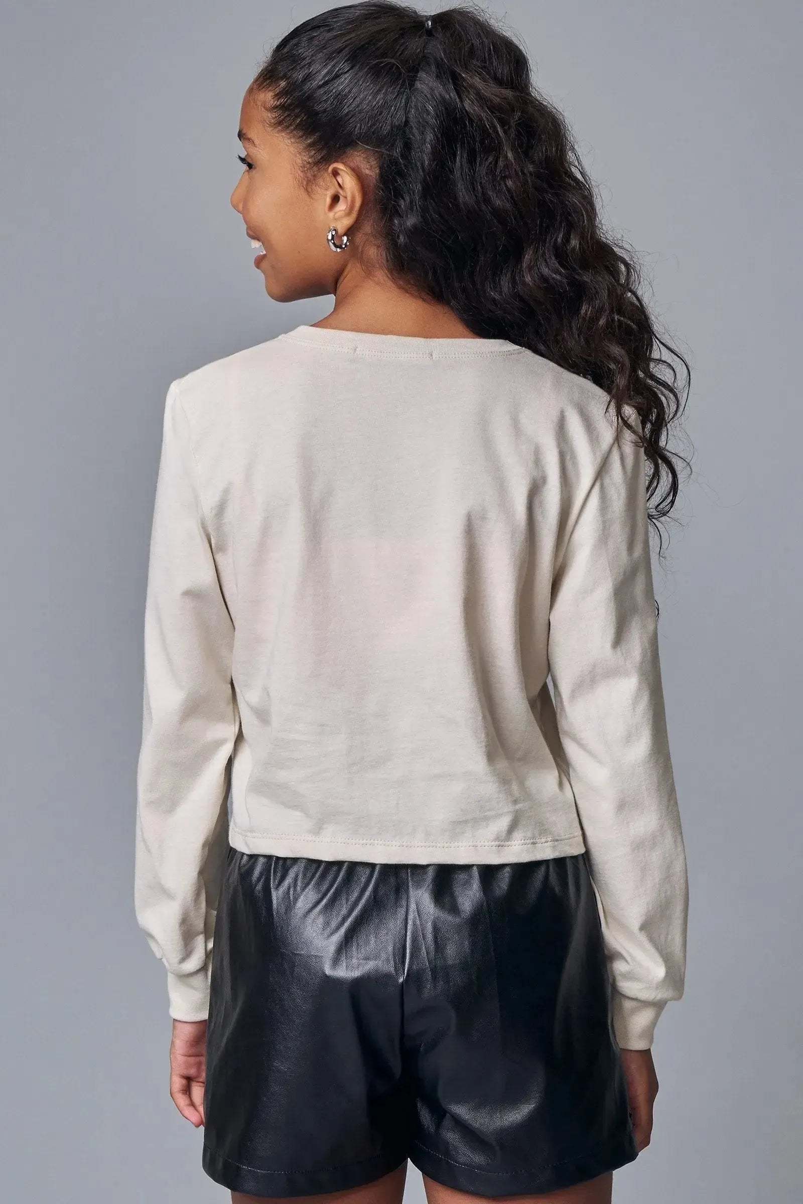 Blusa Boxy Over em Meia Malha 89139 Lilimoon Teen Menina