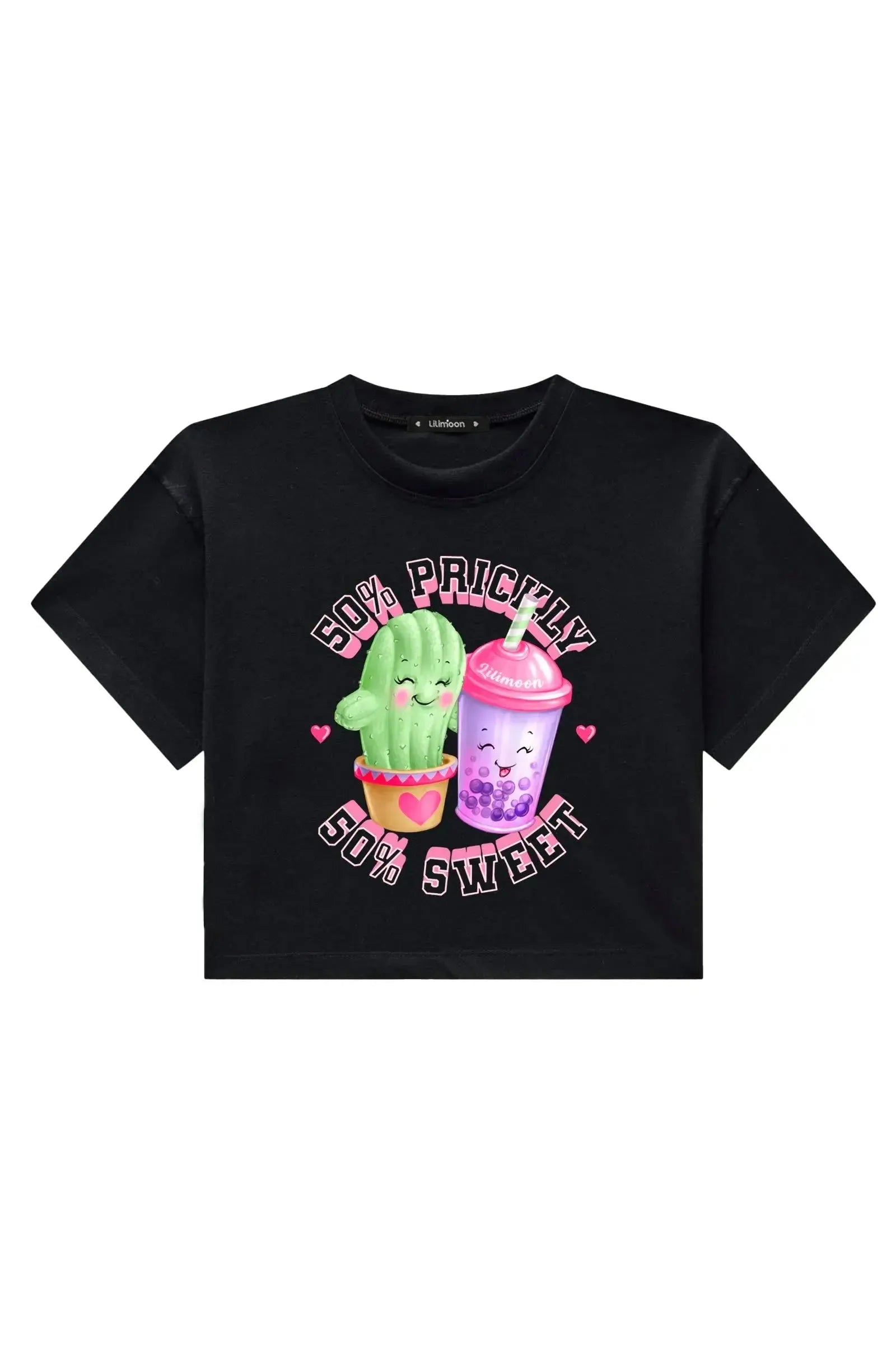 Blusa Boxy Over em Meia Malha 90547 Lilimoon Teen Menina