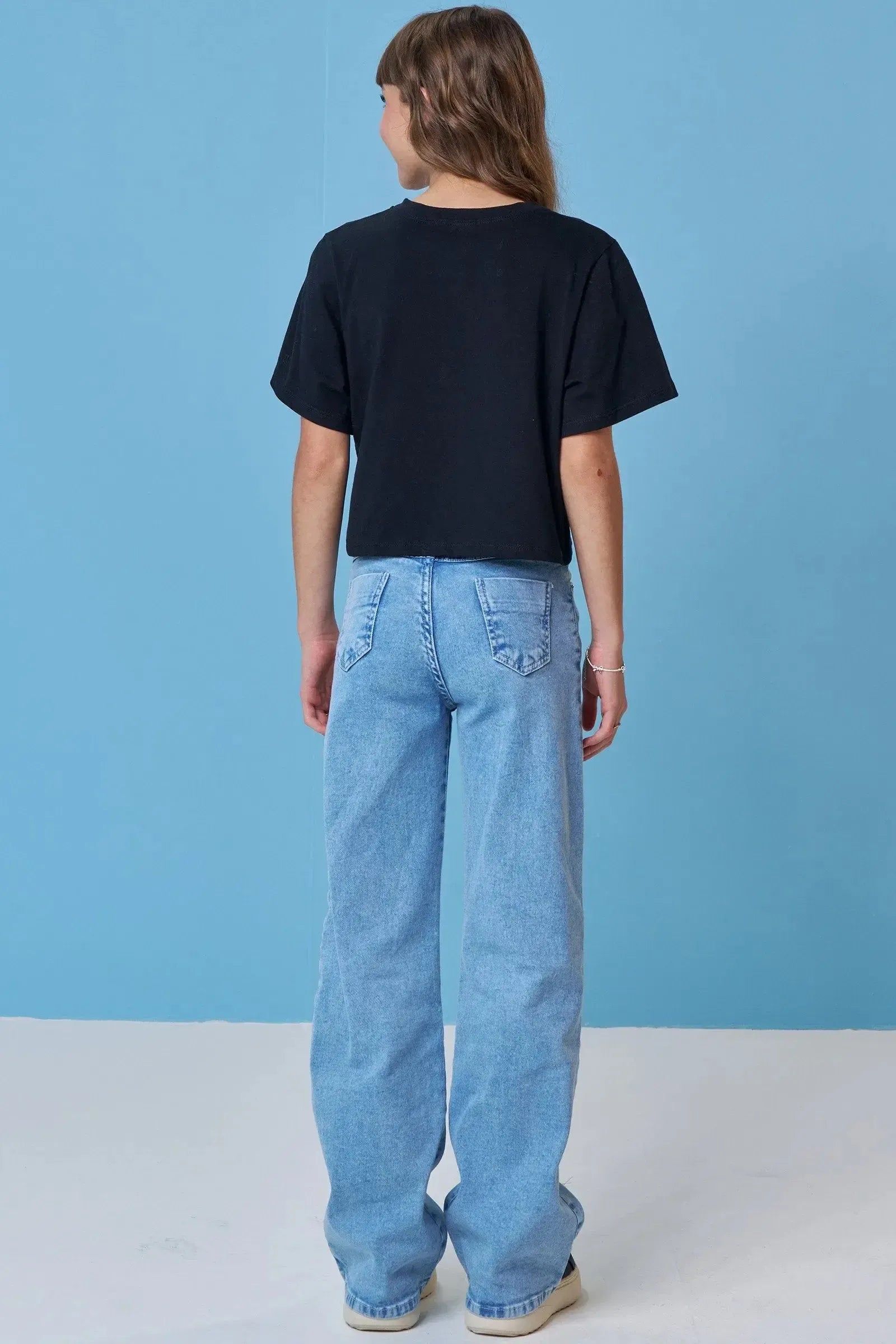 Blusa Boxy Over em Meia Malha 92174 Vic&Vicky Teen Menina