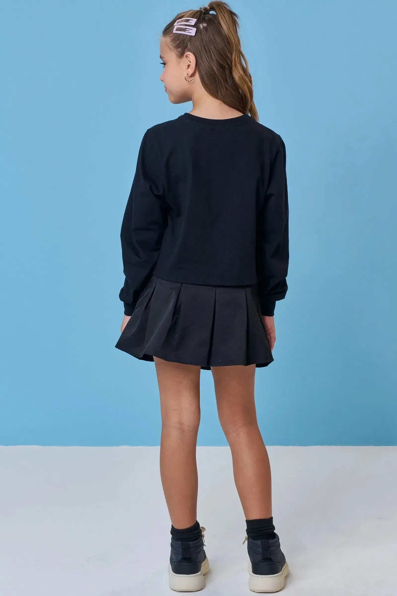 Blusa Boxy Over em Meia Malha 92175 Vic&Vicky Teen Menina