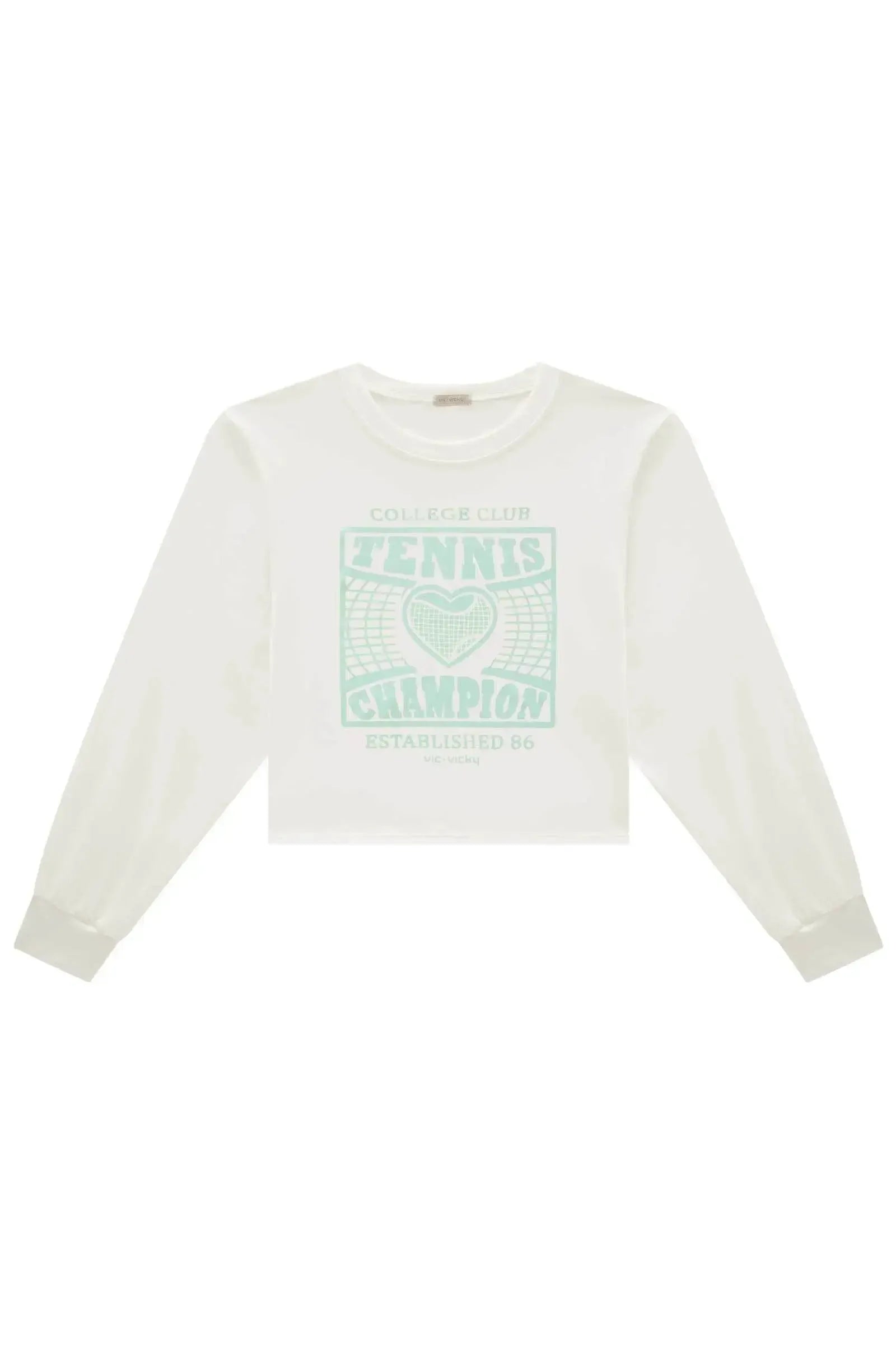 Blusa Boxy Over em Meia Malha 92176 Vic&Vicky Teen Menina