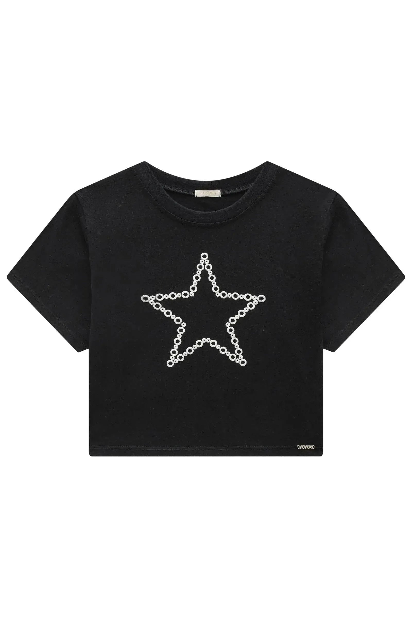 Blusa Boxy Over em Meia Malha 92736 Vic&Vicky Teen Menina