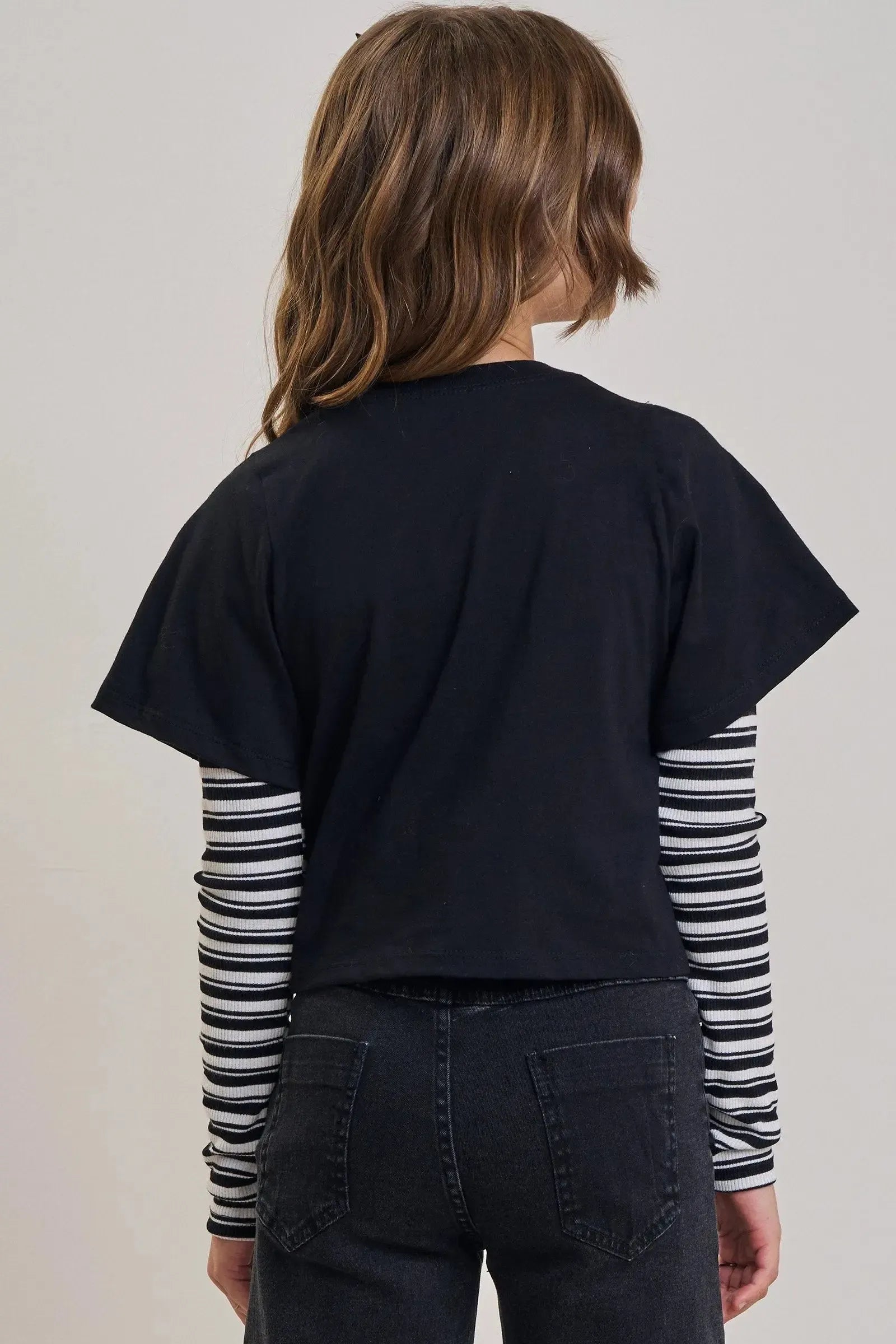 Blusa Boxy Over em Meia Malha 92736 Vic&Vicky Teen Menina