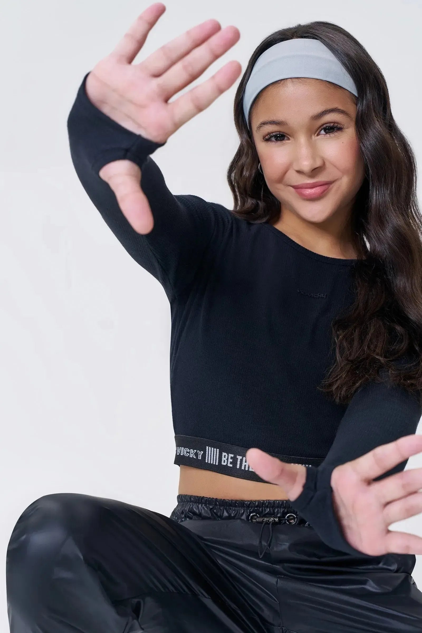 Blusa Cropped em Canelado Liz 92740 Vic&Vicky Teen Menina