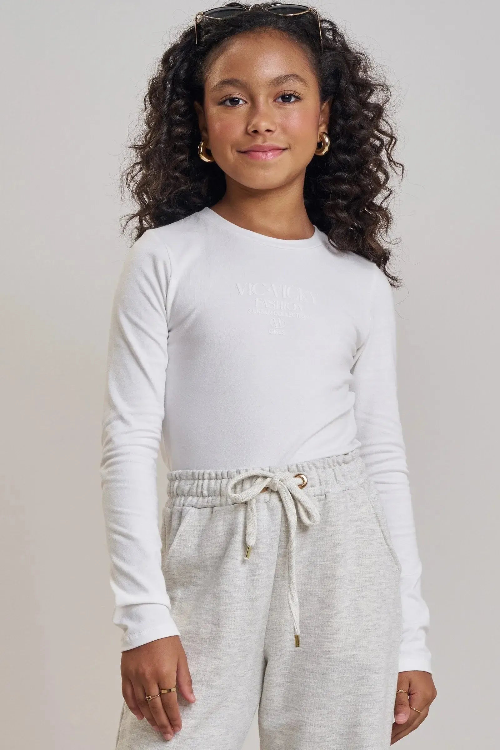 Blusa Cropped em Cotton 89180 Vic&Vicky Teen Menina