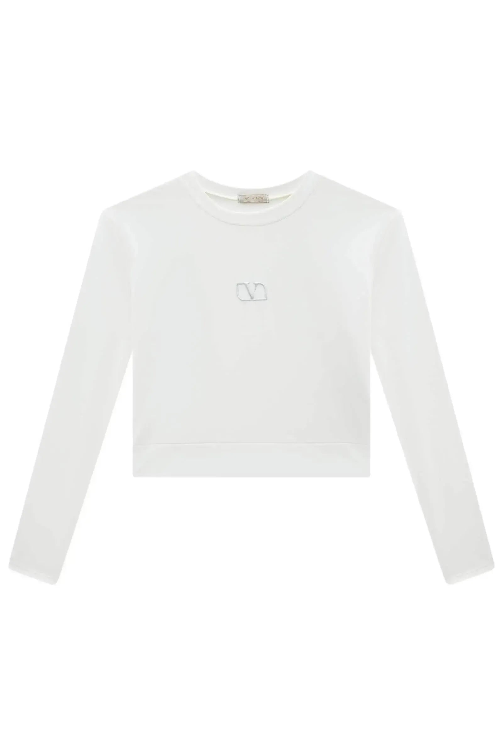 Blusa Cropped em Poliamida 90605 Vic&Vicky Teen Menina