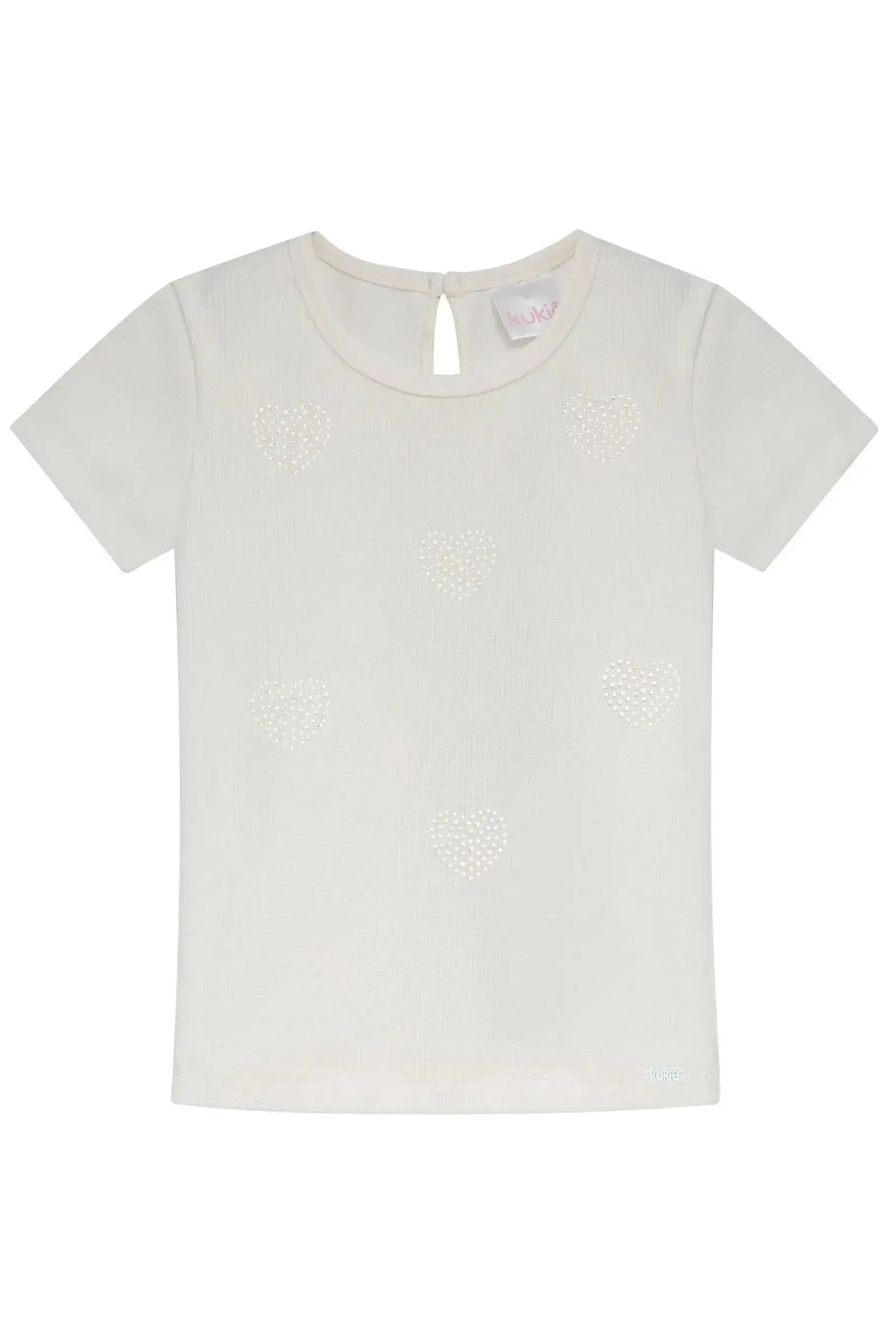 Blusa em Canelado 94934 Kukiê Infantil Menina