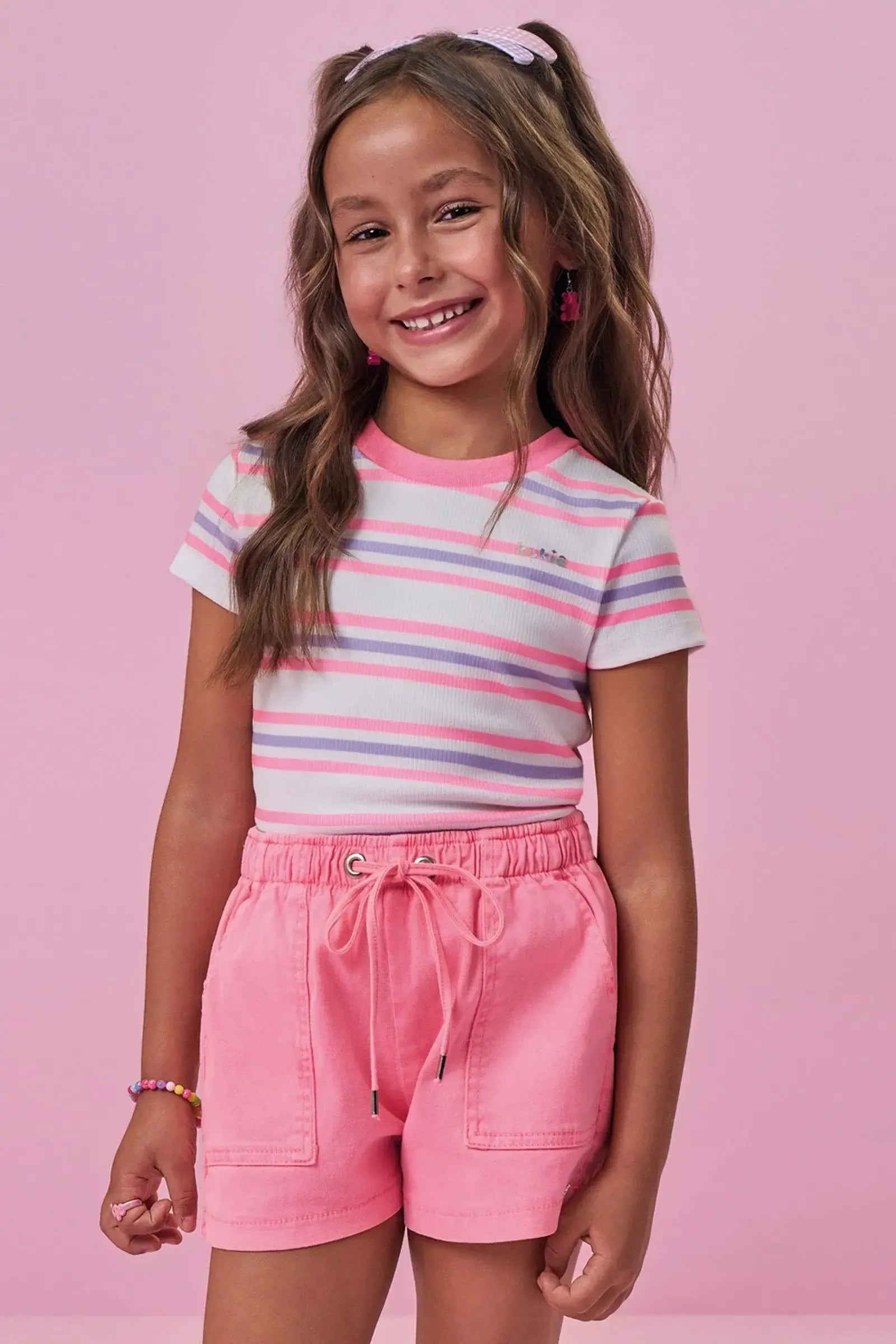 Blusa em Canelado 98053 Kukiê Infantil Menina