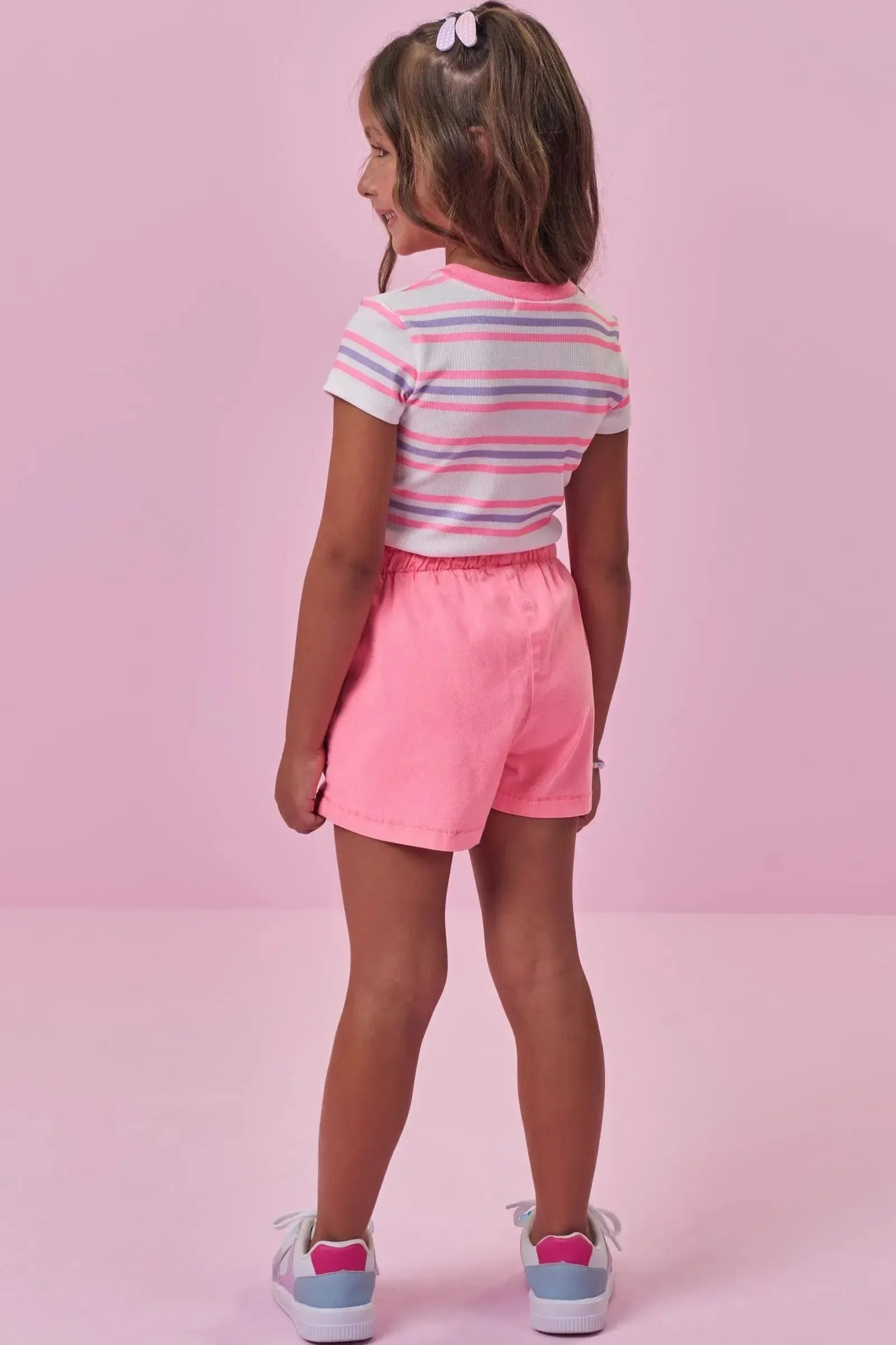 Blusa em Canelado 98053 Kukiê Infantil Menina