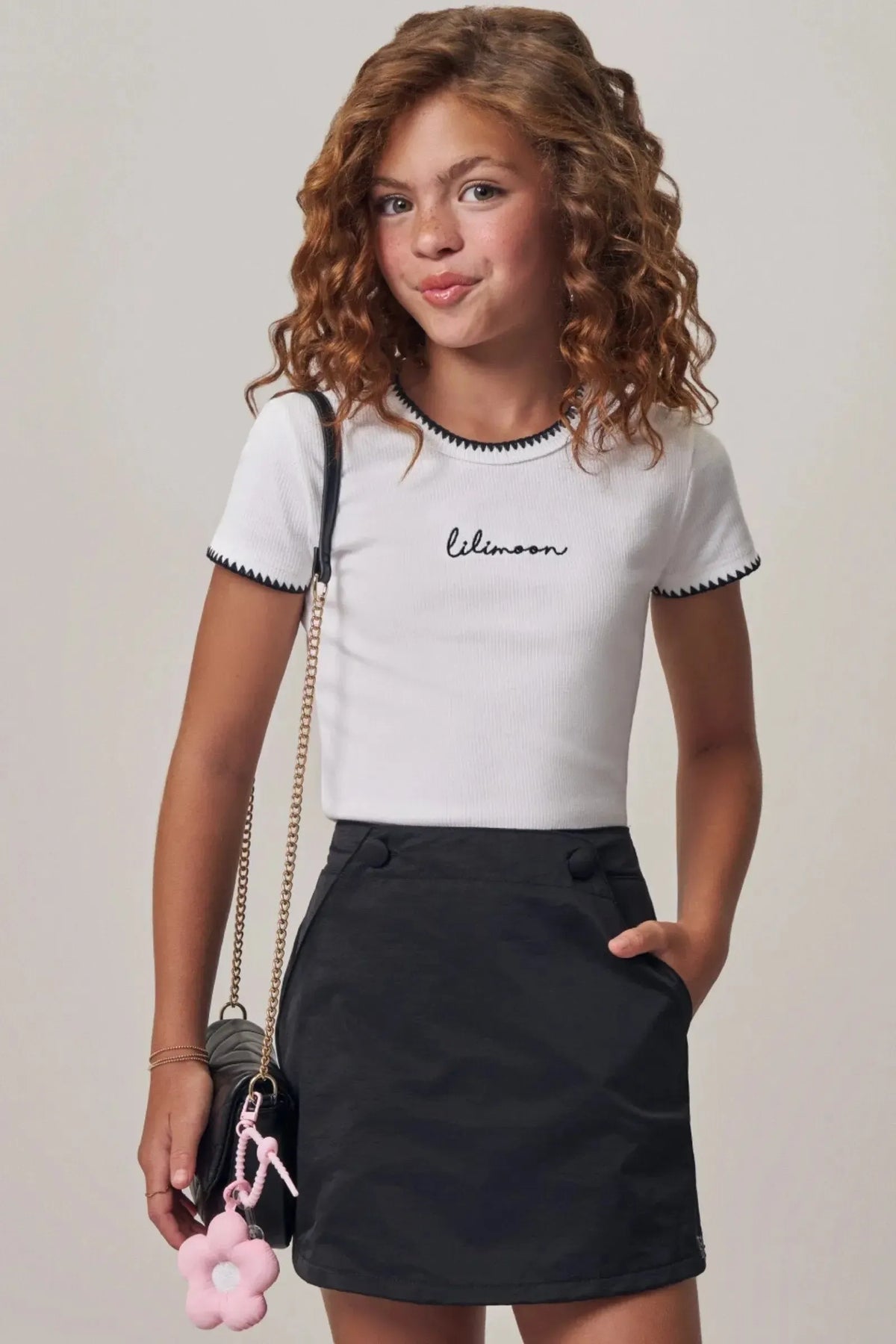 Blusa em Canelado Liz 97979 Lilimoon Teen Menina