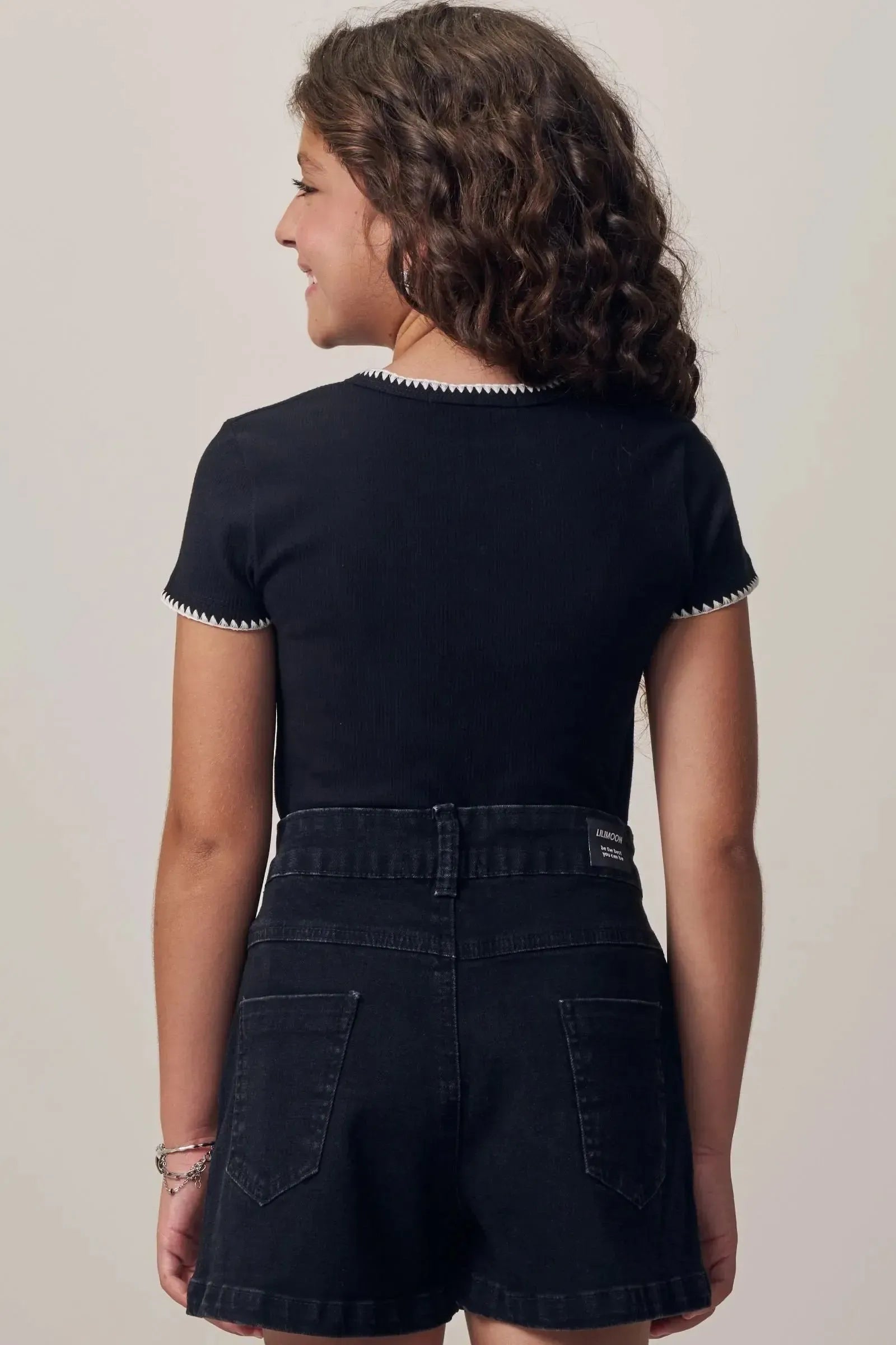 Blusa em Canelado Liz 97979 Lilimoon Teen Menina