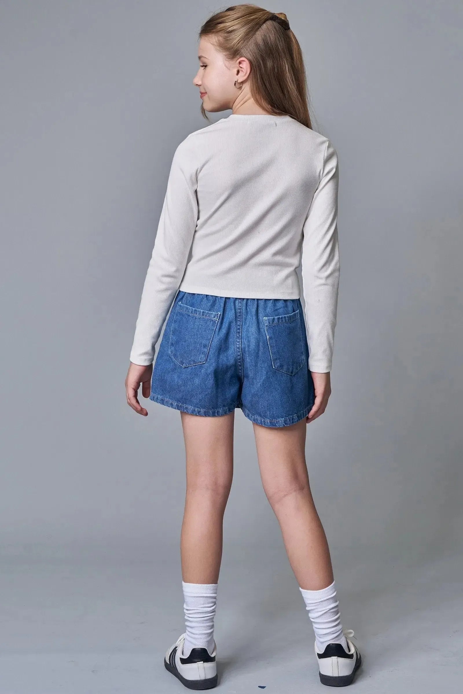 Blusa em Canelado Liz 89068 Lilimoon Teen Menina