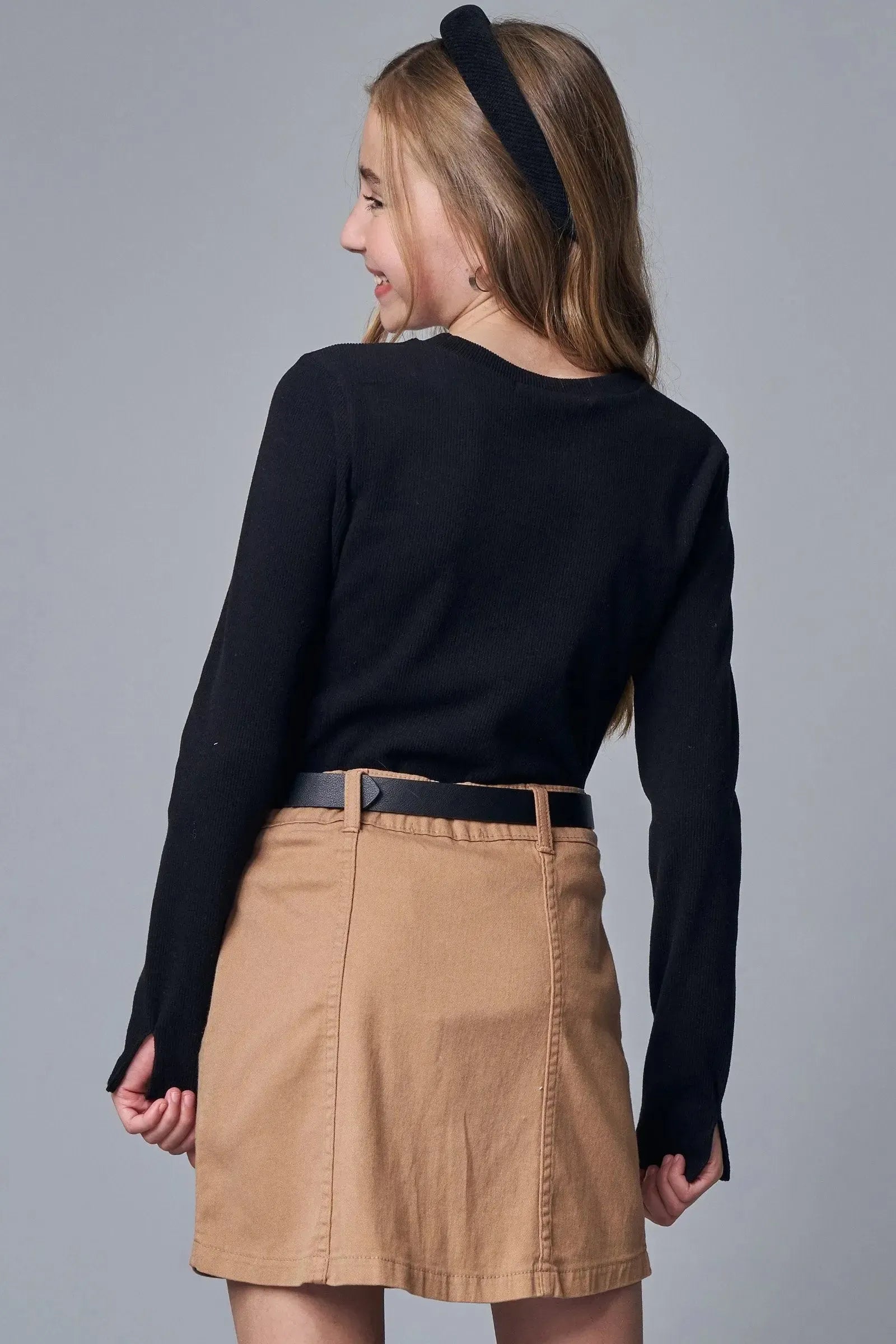 Blusa em Canelado Liz 89068 Lilimoon Teen Menina