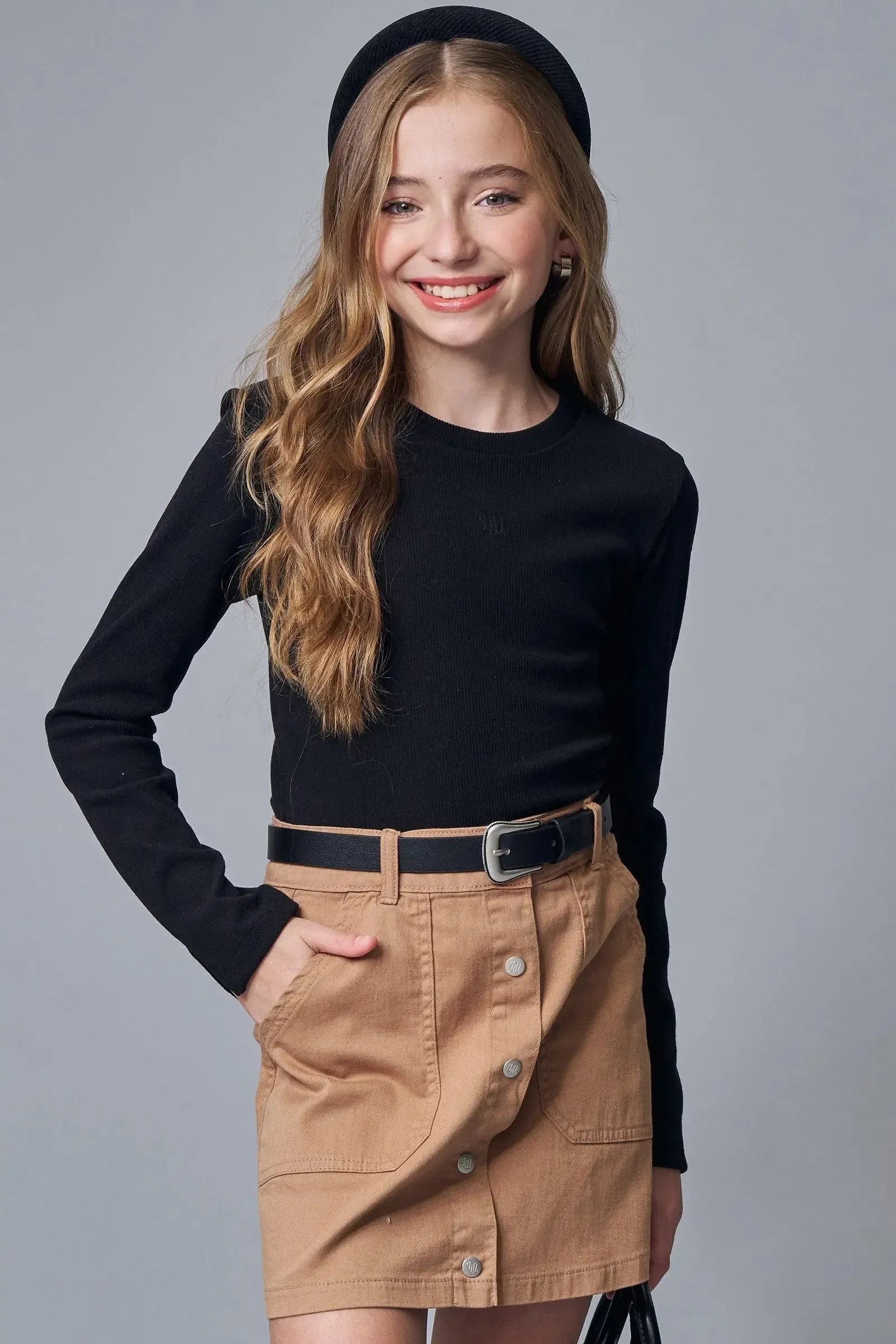 Blusa em Canelado Liz 89068 Lilimoon Teen Menina