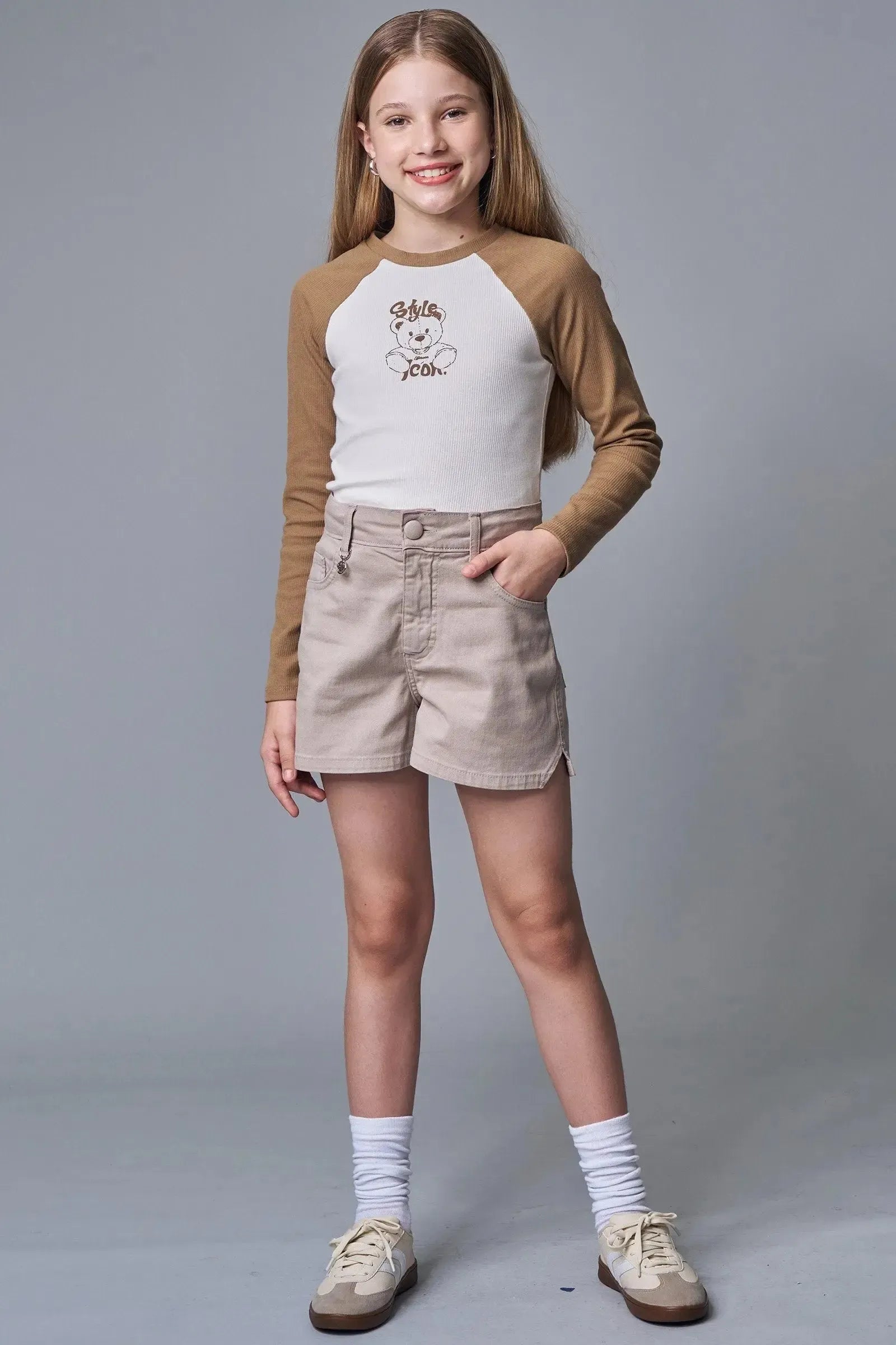 Blusa em Canelado Liz 89141 Lilimoon Teen Menina