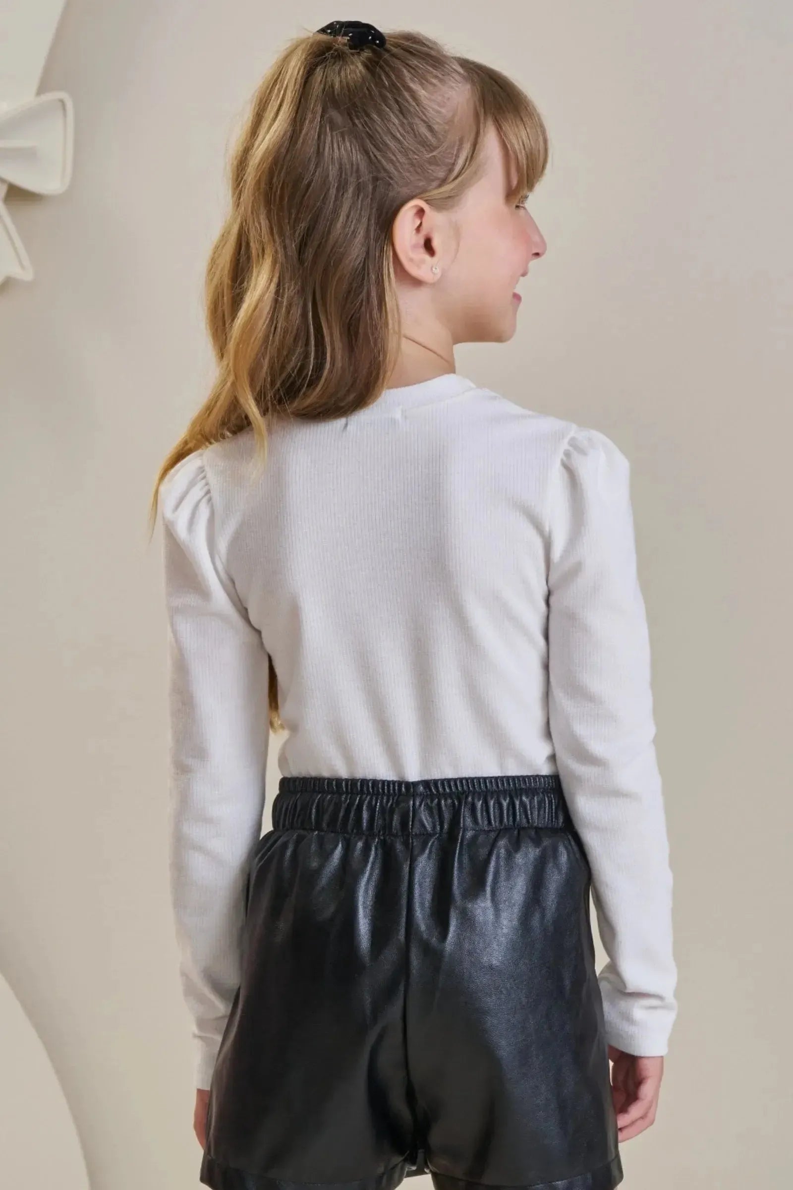 Blusa em Canelado Liz 89219 Infanti Infantil Menina