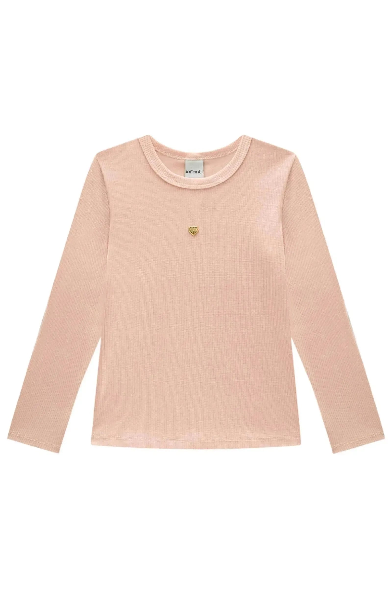 Blusa em Canelado Liz 89225 Infanti Infantil Menina