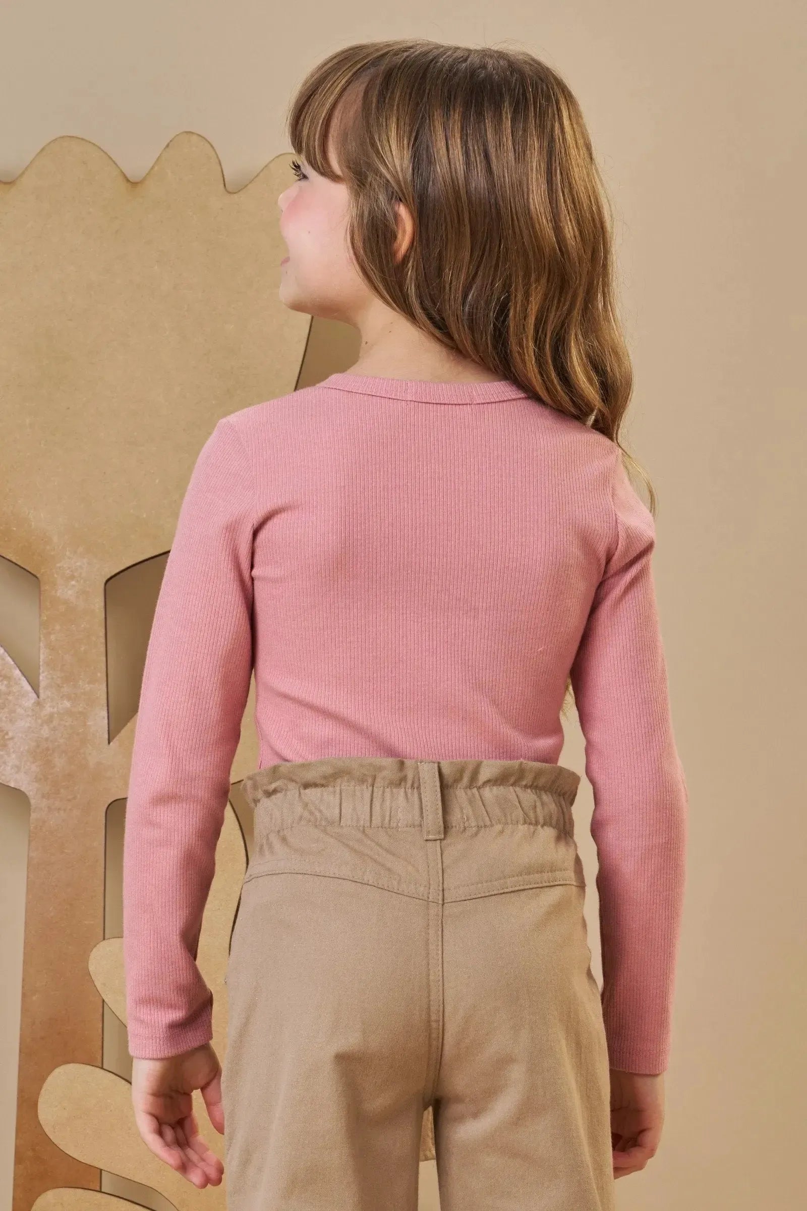 Blusa em Canelado Liz 89417 Infanti Infantil Menina