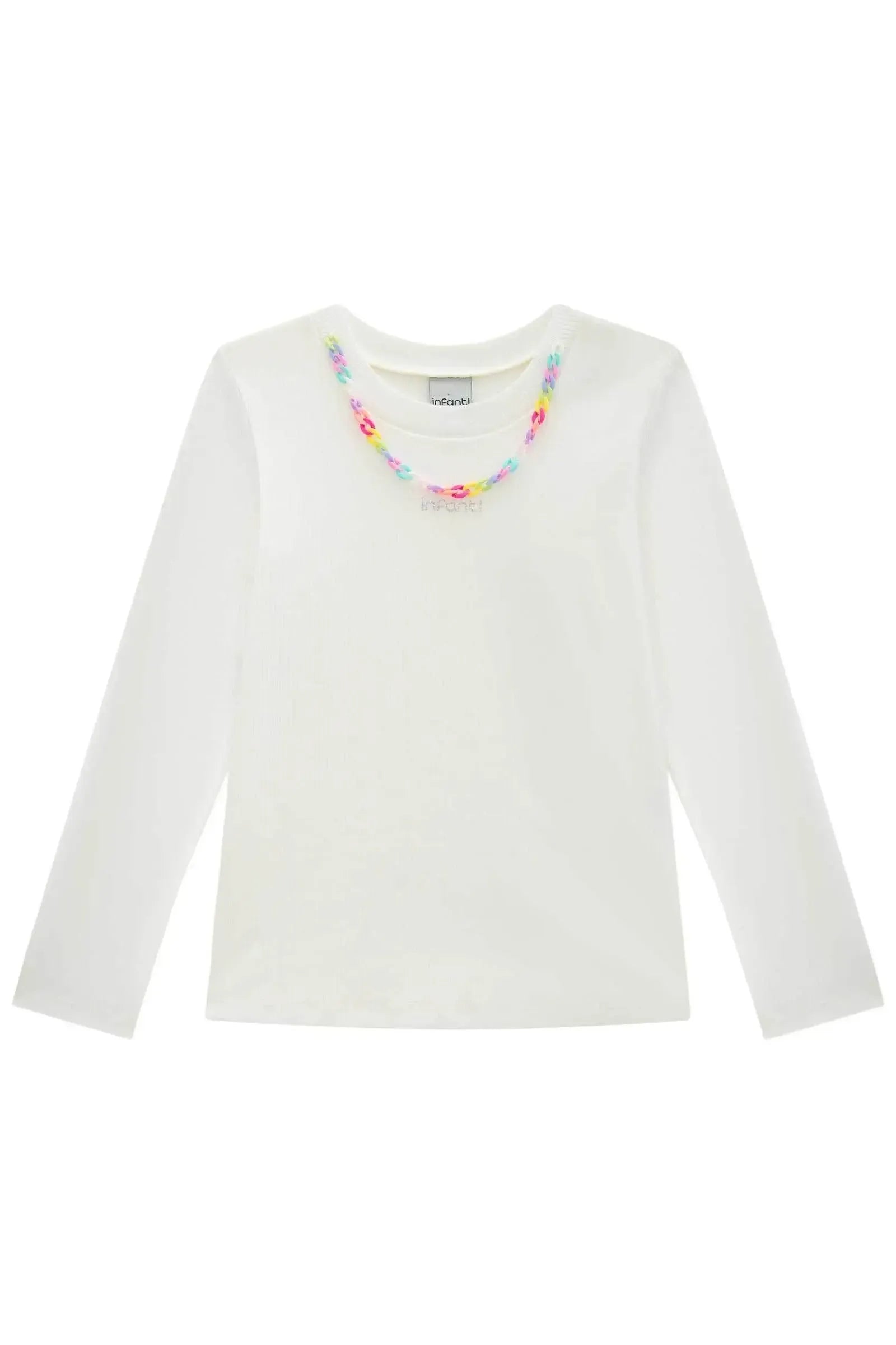 Blusa em Canelado Liz 89483 Infanti Infantil Menina