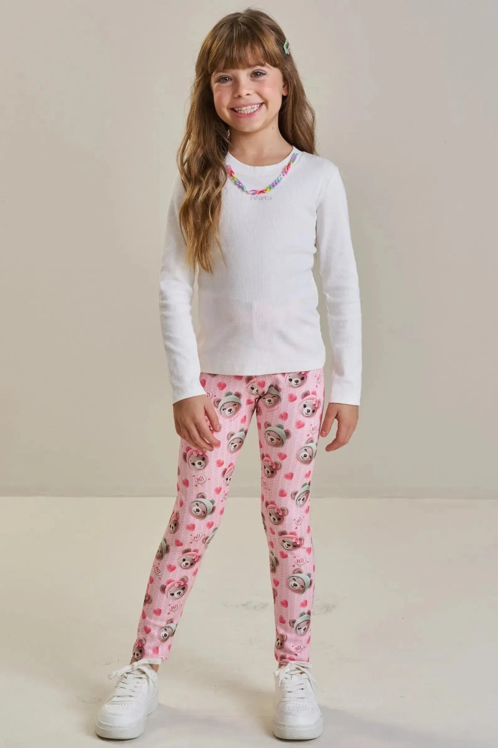 Blusa em Canelado Liz 89483 Infanti Infantil Menina