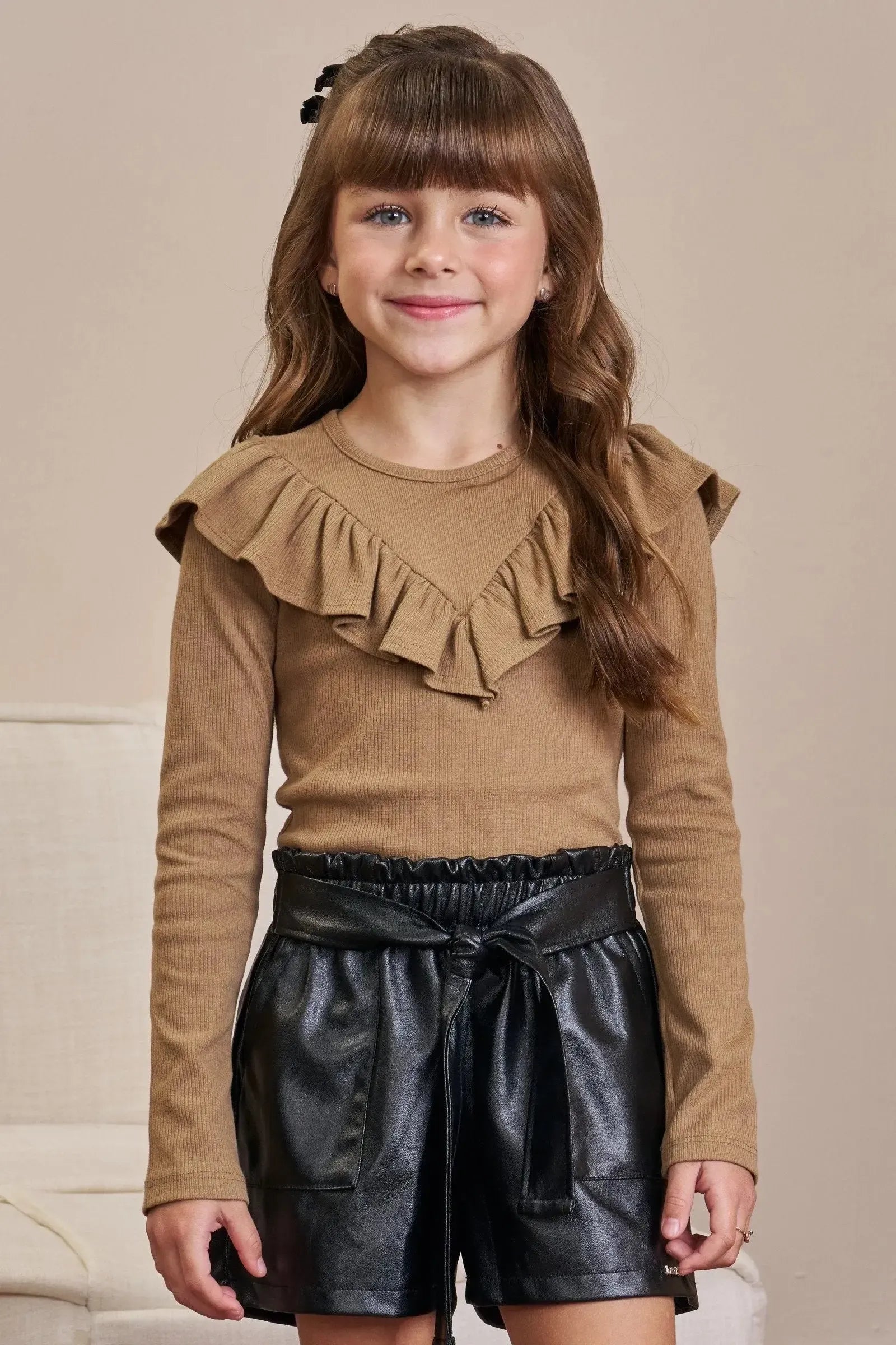 Blusa em Canelado Liz 89804 Infanti Infantil Menina