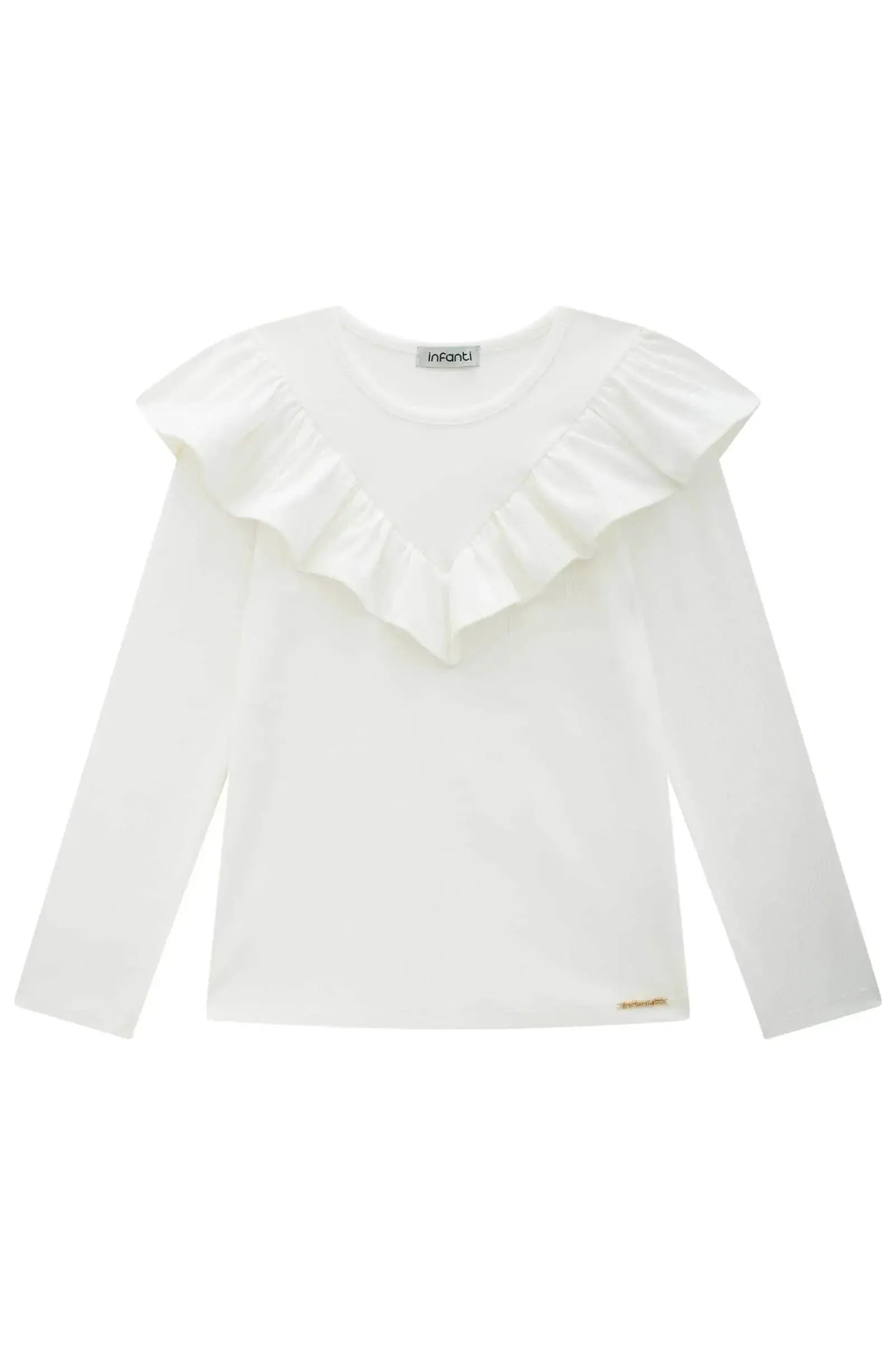 Blusa em Canelado Liz 89804 Infanti Infantil Menina