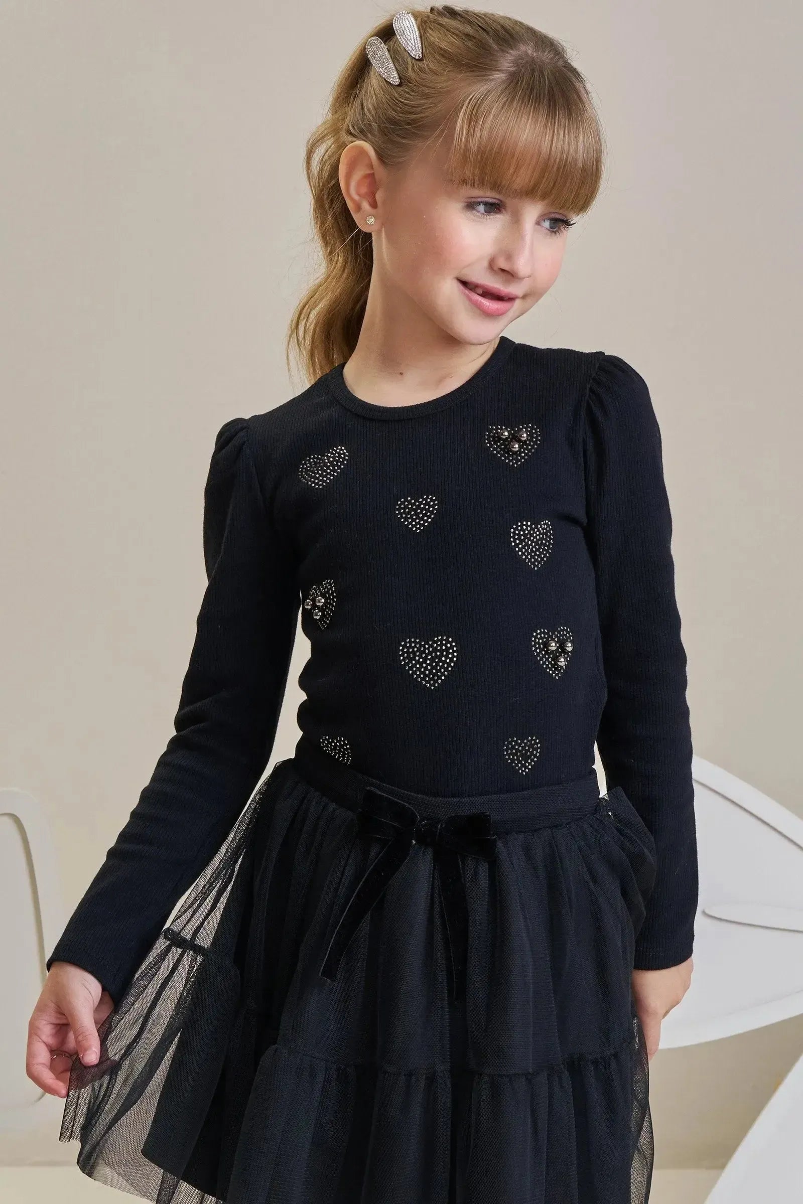 Blusa em Canelado Liz 92167 Infanti Infantil Menina