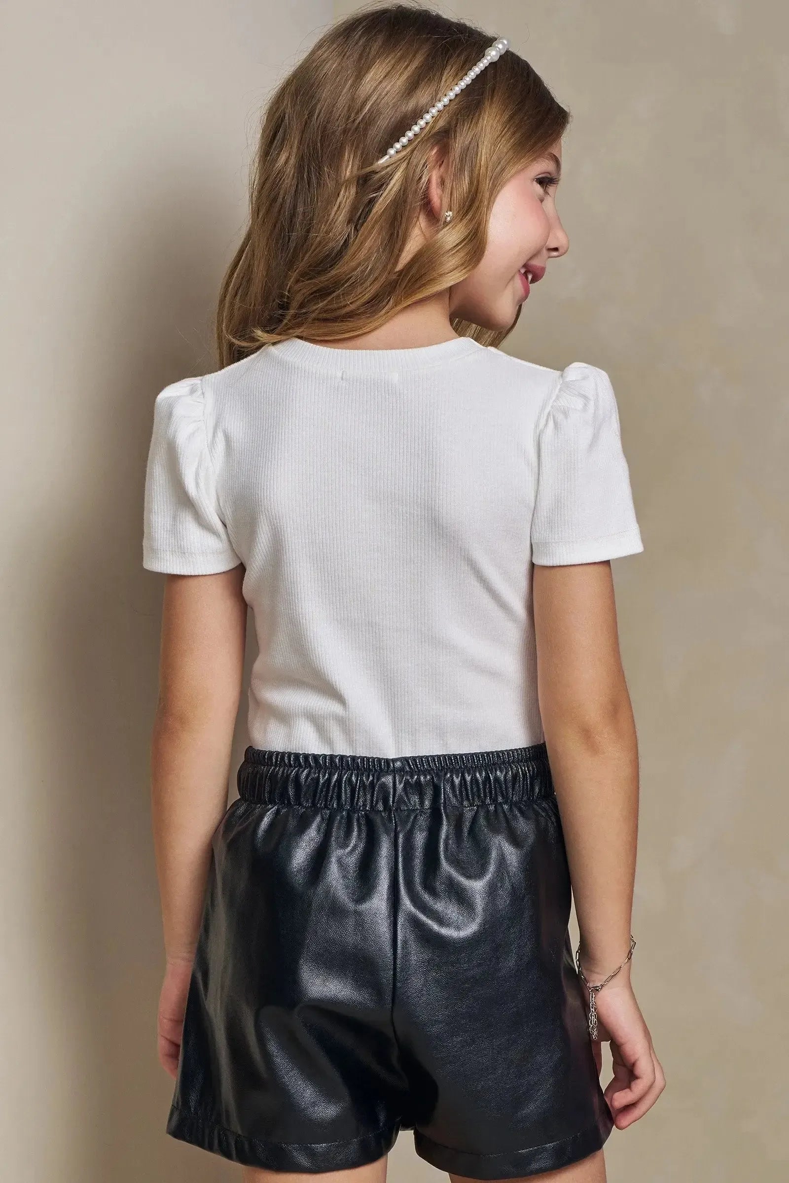 Blusa em Canelado Liz 93441 Infanti Infantil Menina