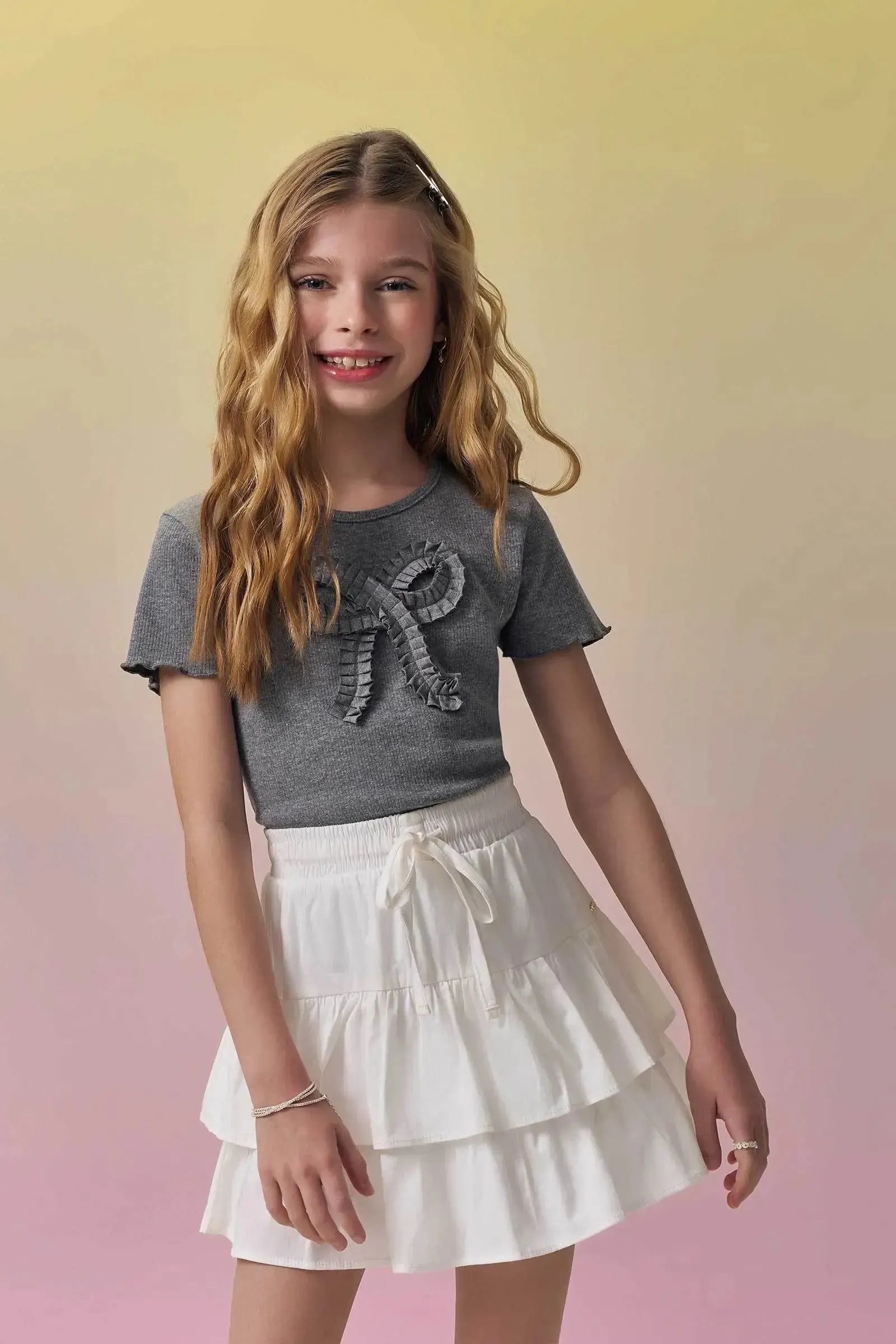 Blusa em Canelado Liz 94579 Vic&Vicky Teen Menina