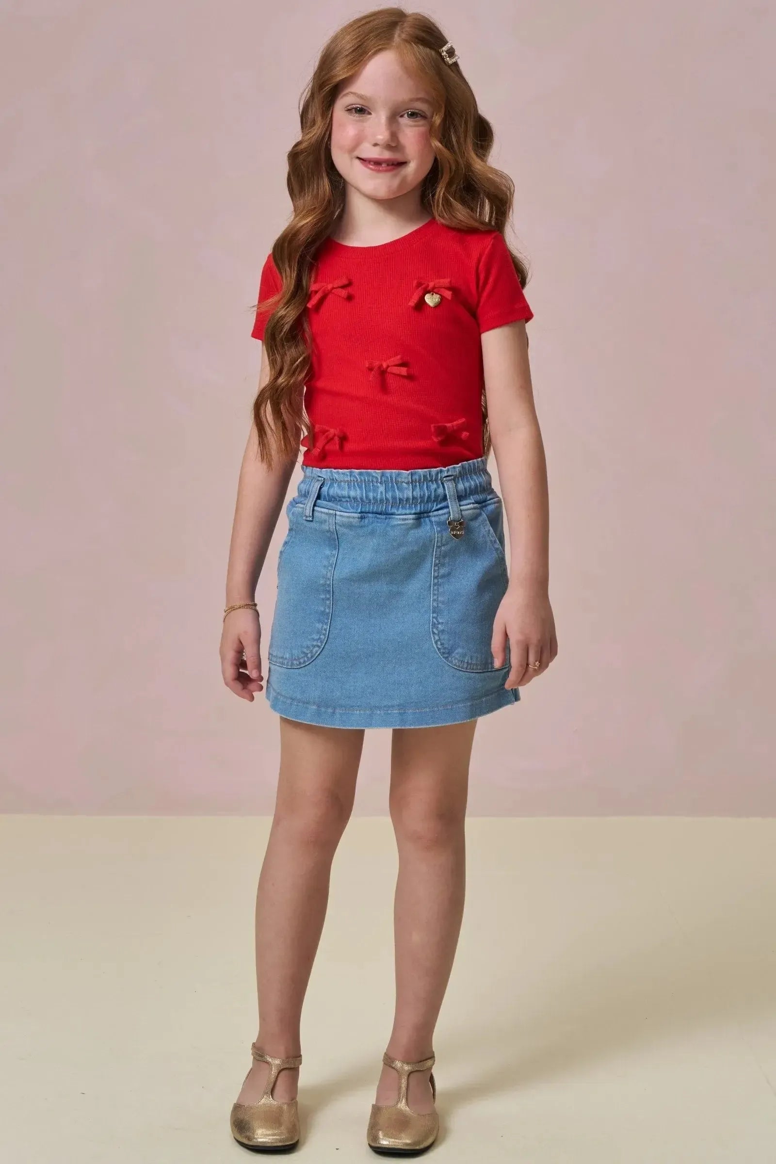 Blusa em Canelado Liz 94599 Infanti Infantil Menina