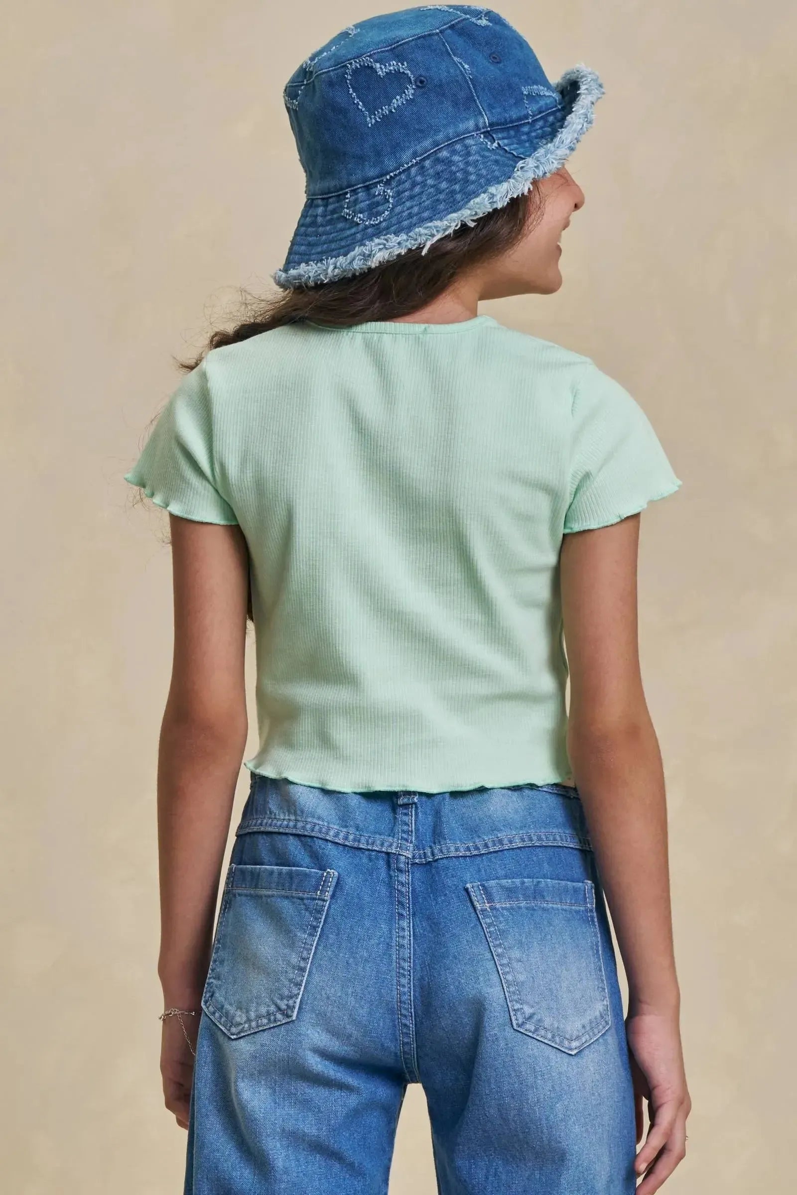 Blusa em Canelado Liz 94896 Lilimoon Teen Menina