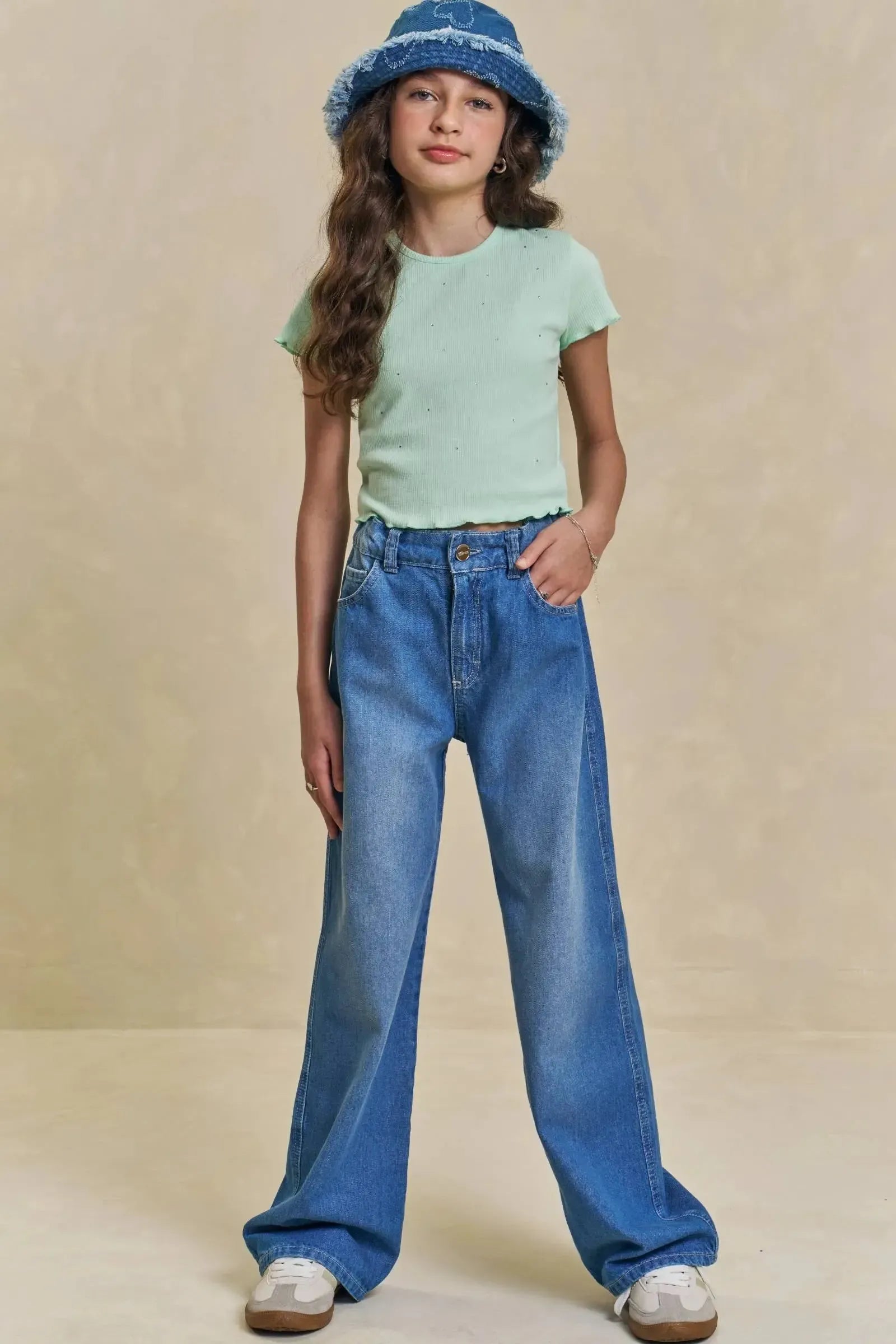 Blusa em Canelado Liz 94896 Lilimoon Teen Menina
