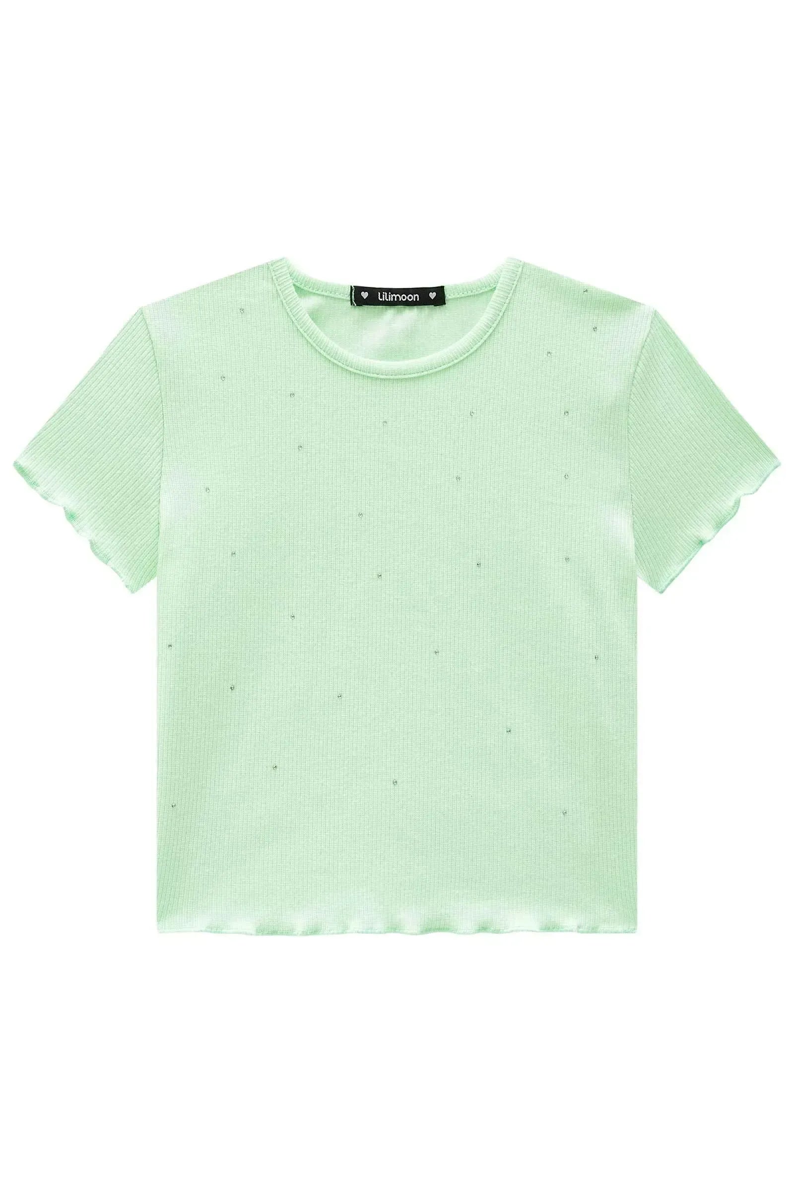 Blusa em Canelado Liz 94896 Lilimoon Teen Menina