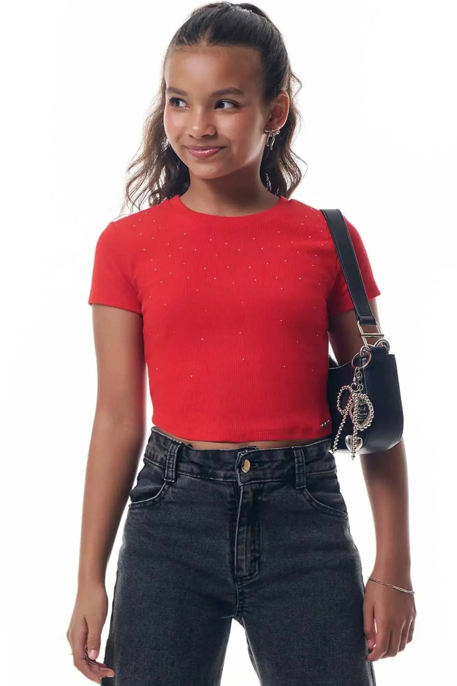 Blusa em Canelado Liz 95344 Vic&Vicky Teen Menina