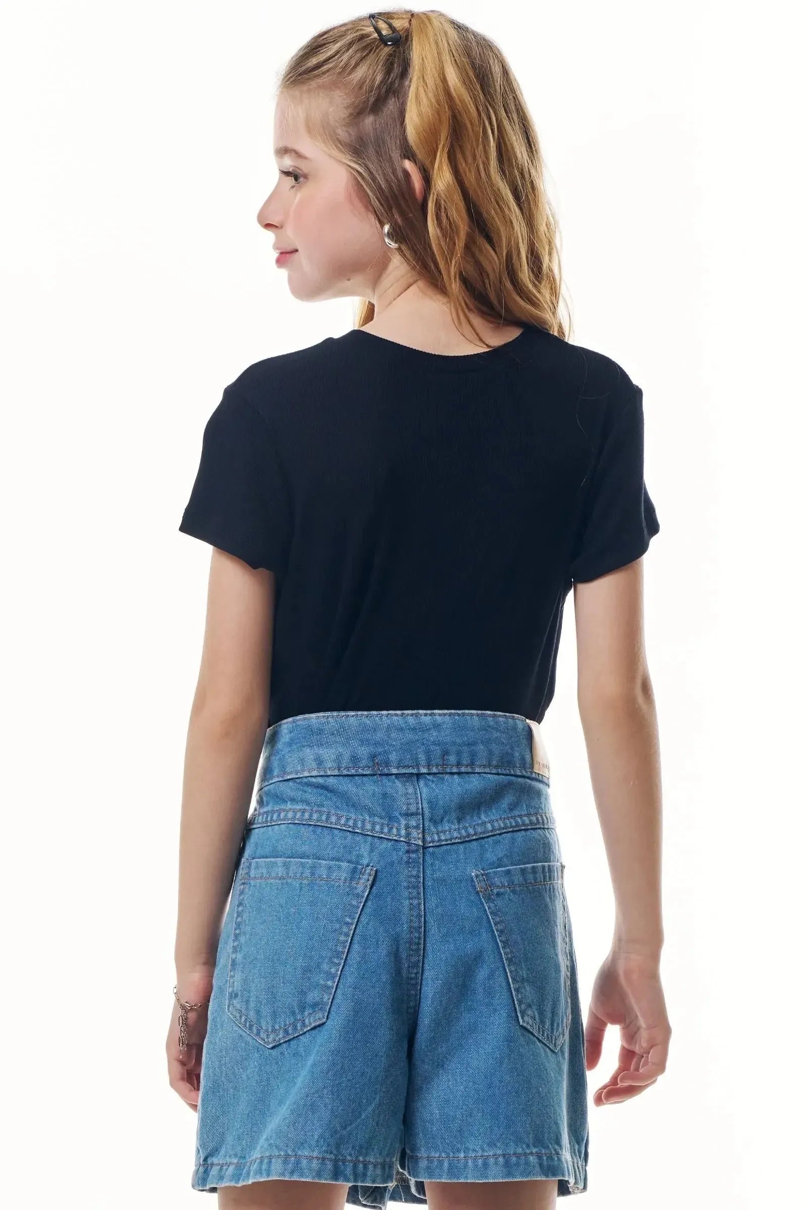Blusa em Canelado Luna de Viscose 98030 Vic&Vicky Teen Menina