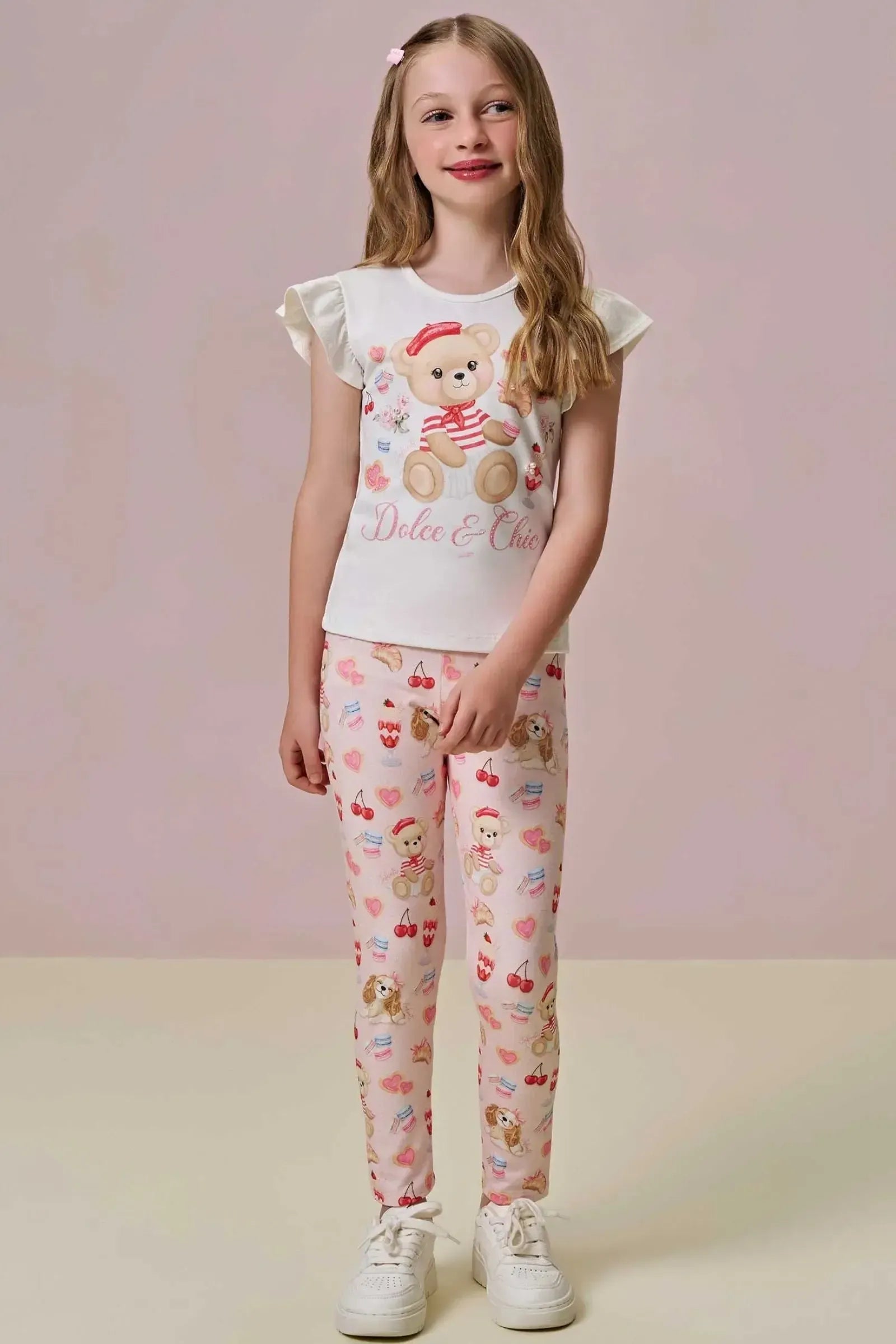 Blusa em Cotton 95759 Infanti Infantil Menina