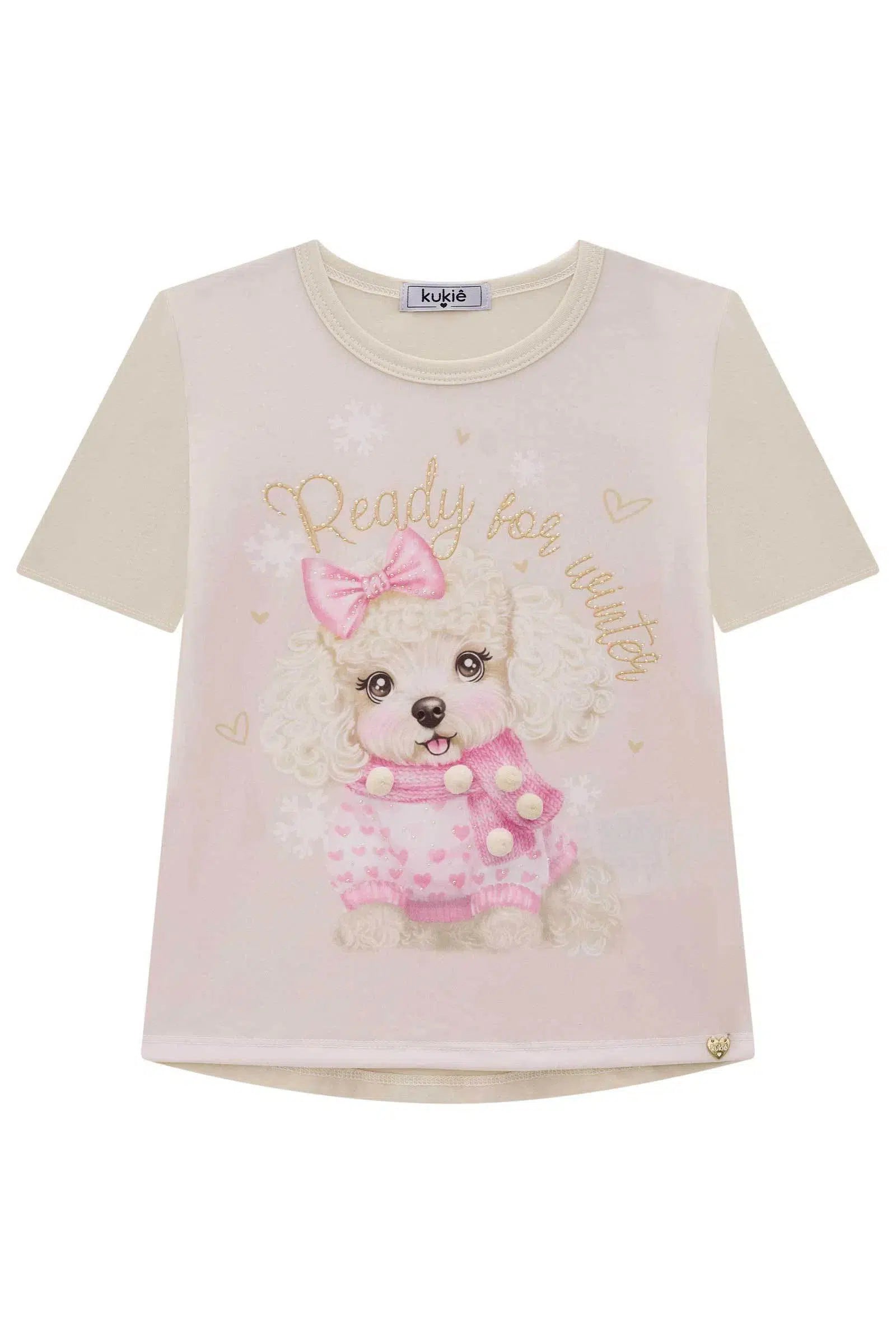 Blusa Infantil Menina em Cotton 82338 Kukiê